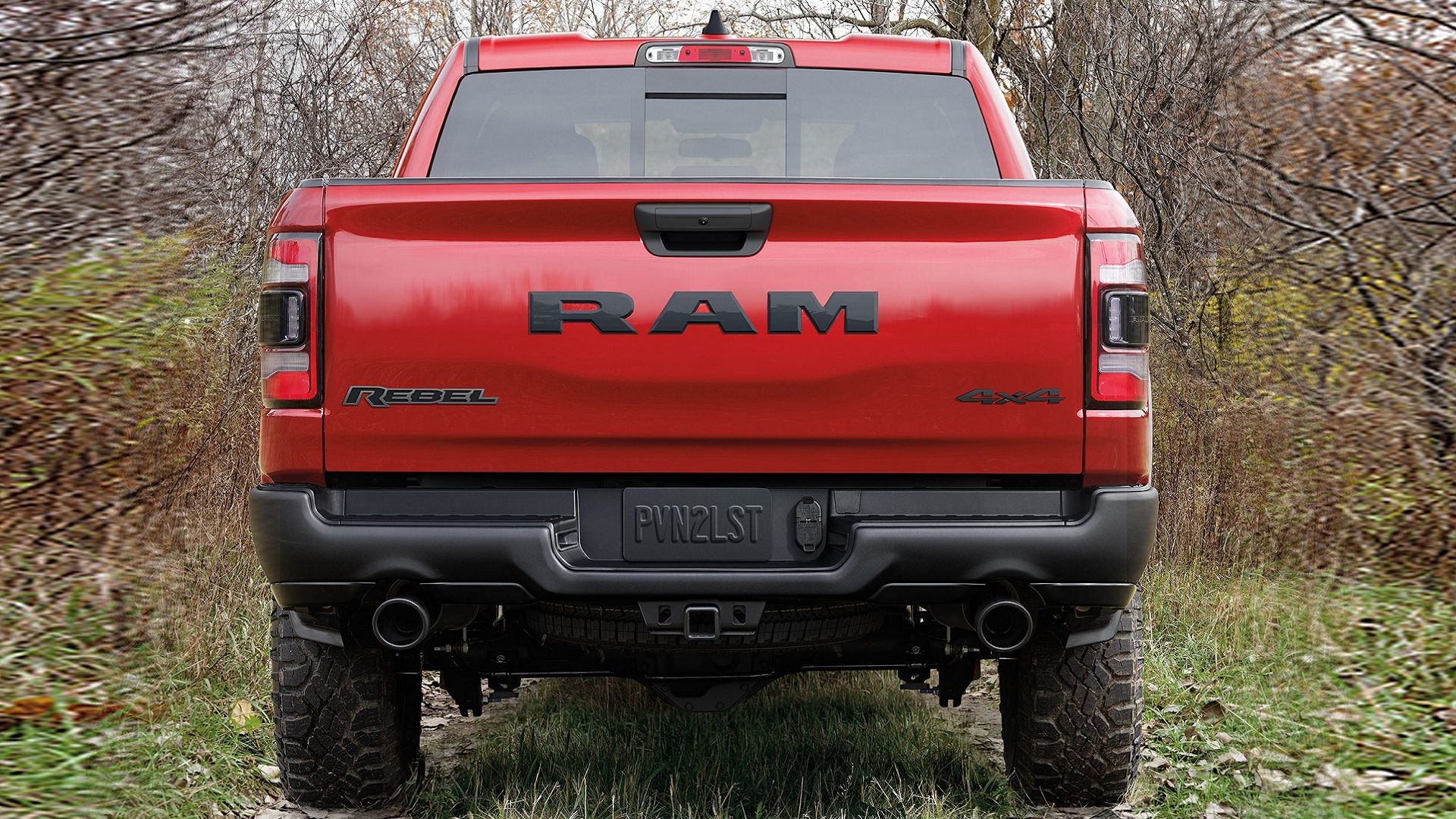 Red Ram 1500 rear