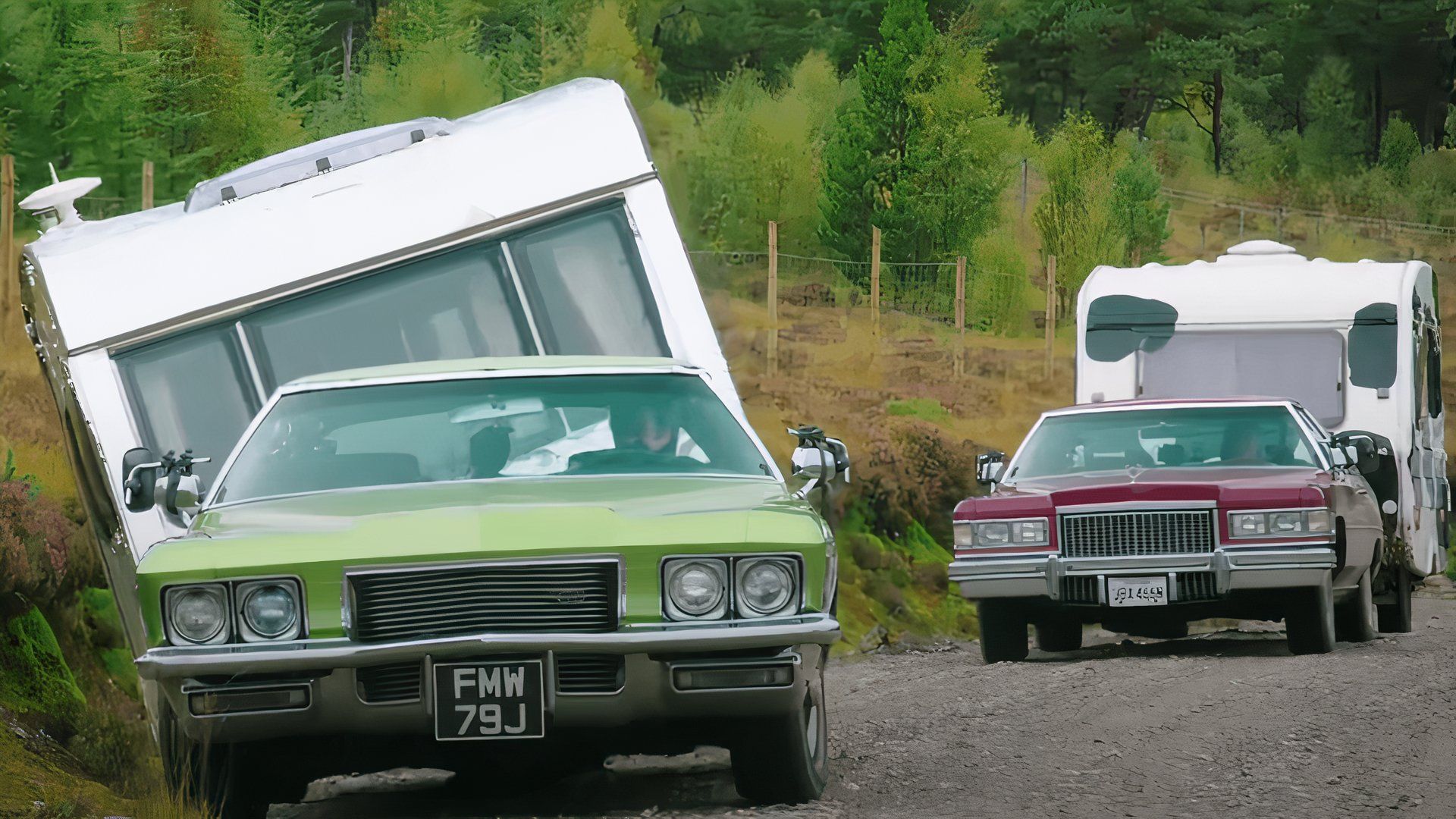 Classic American cars from The Grand Tour