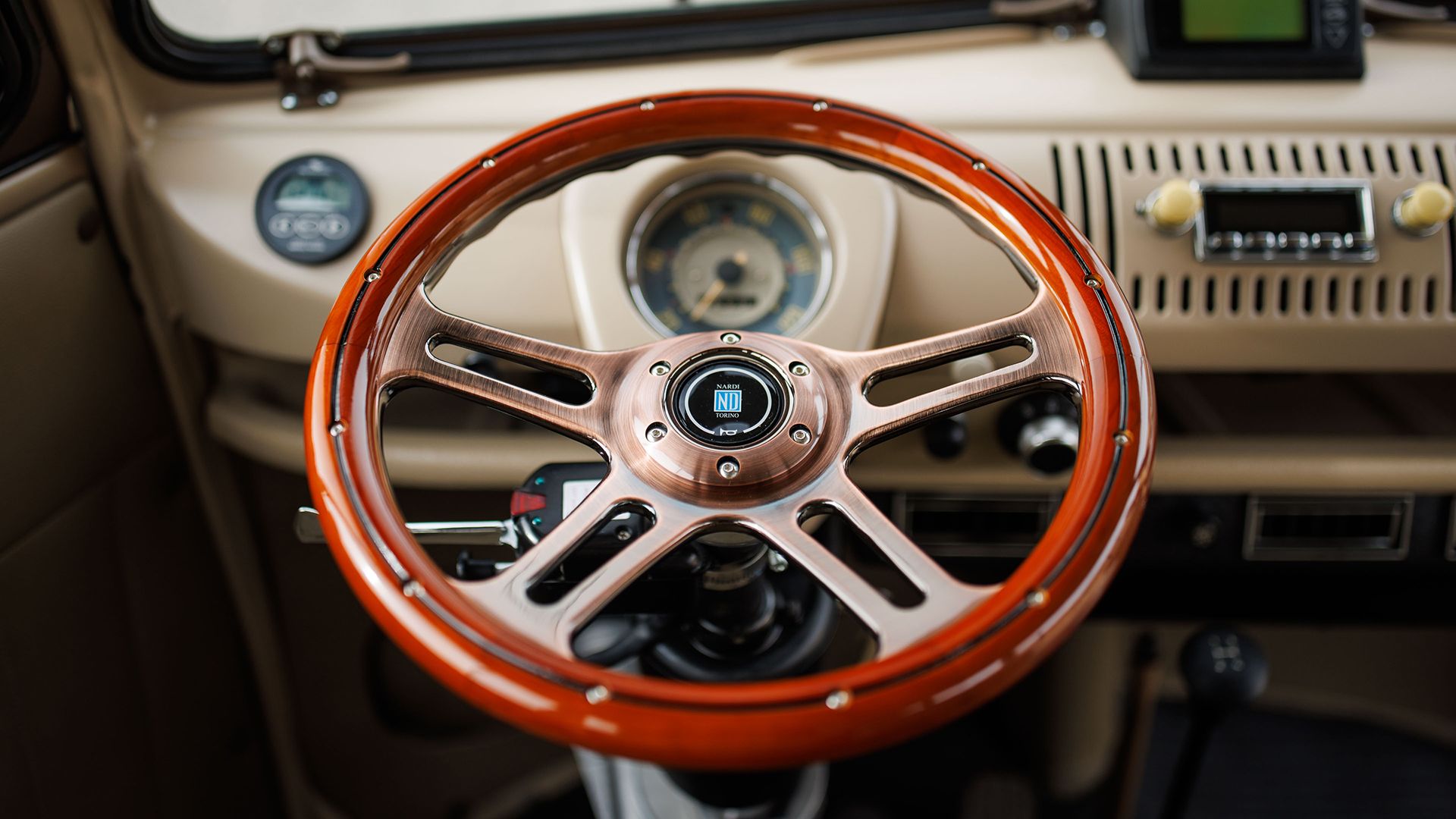 1972 VW Bus steering wheel
