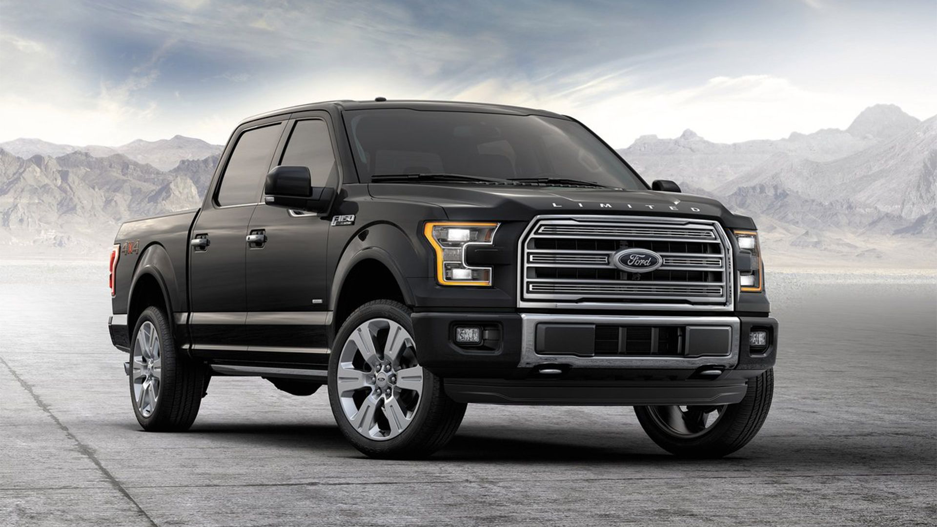 2016 Ford F-150 - ângulo frontal 3/4
