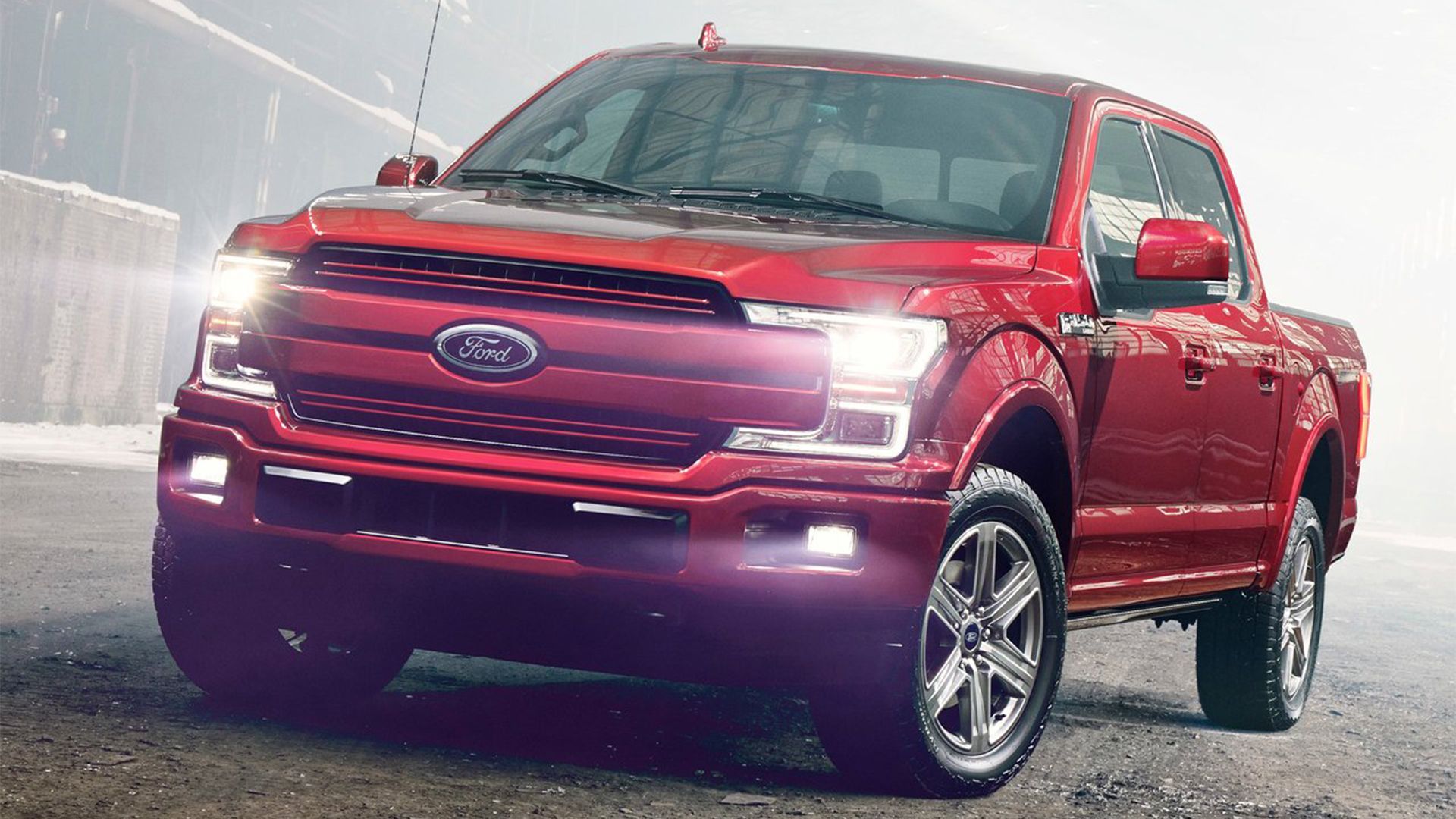 2019 Ford F-150 - Frente 3/4 ângulo