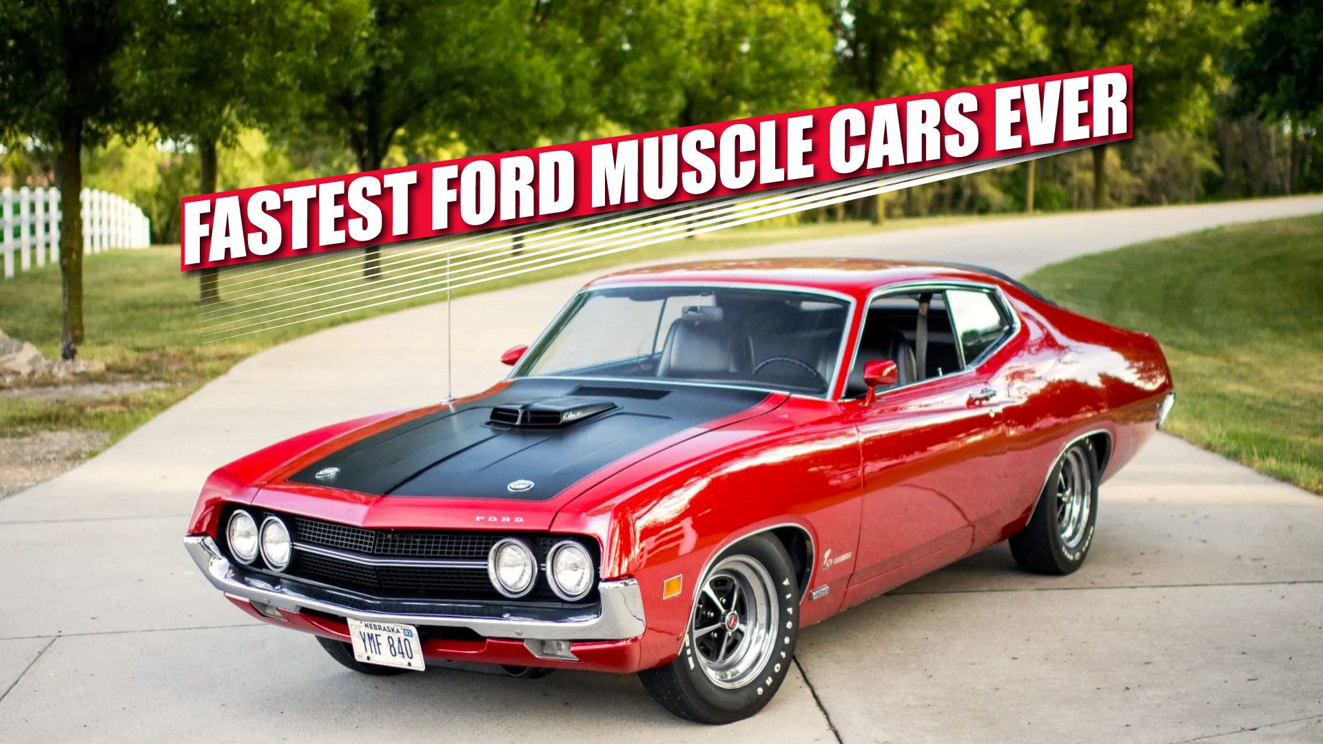 Carros musculosos-da-Ford-rápidos
