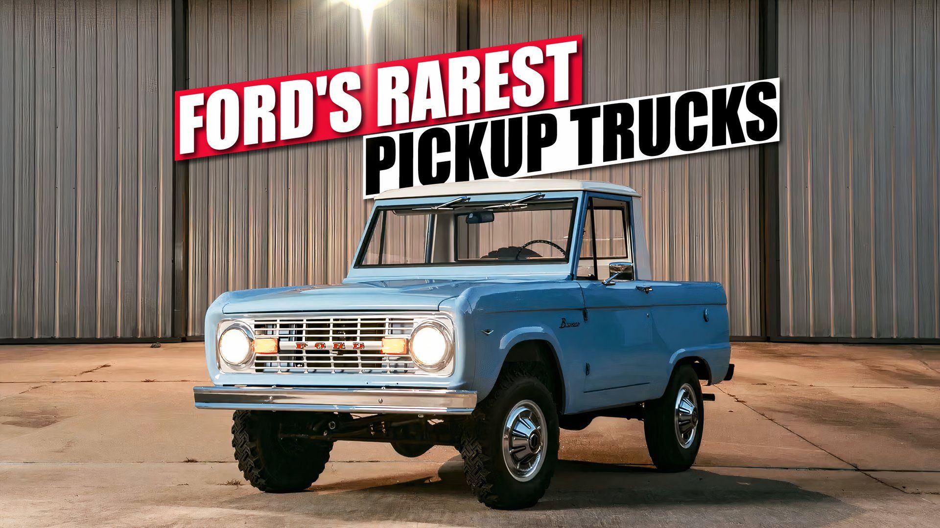 12 Rarest Pickup Truck In Ford's History