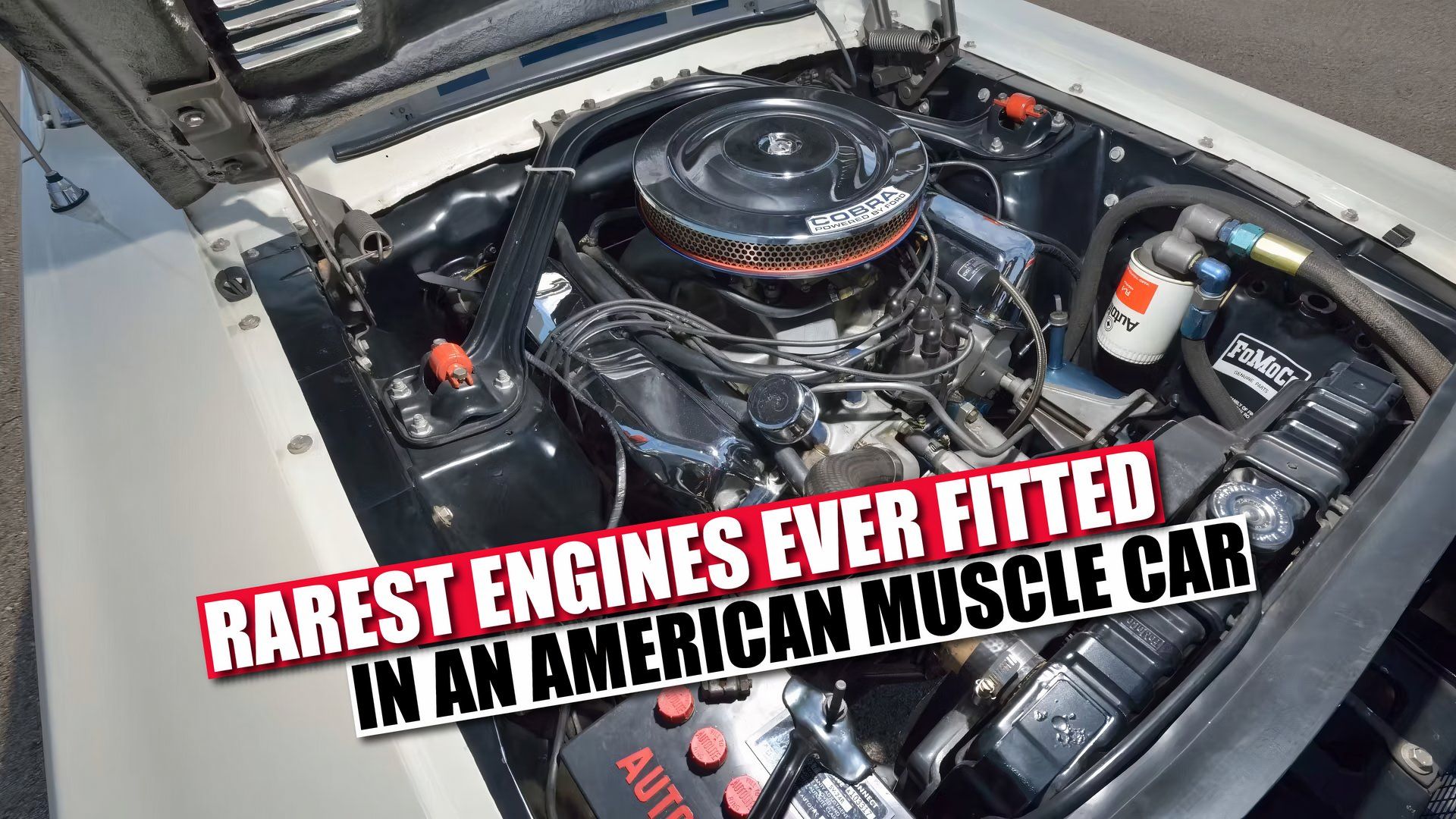 Read more about the article The 12 rarest engines ever installed in an American muscle car