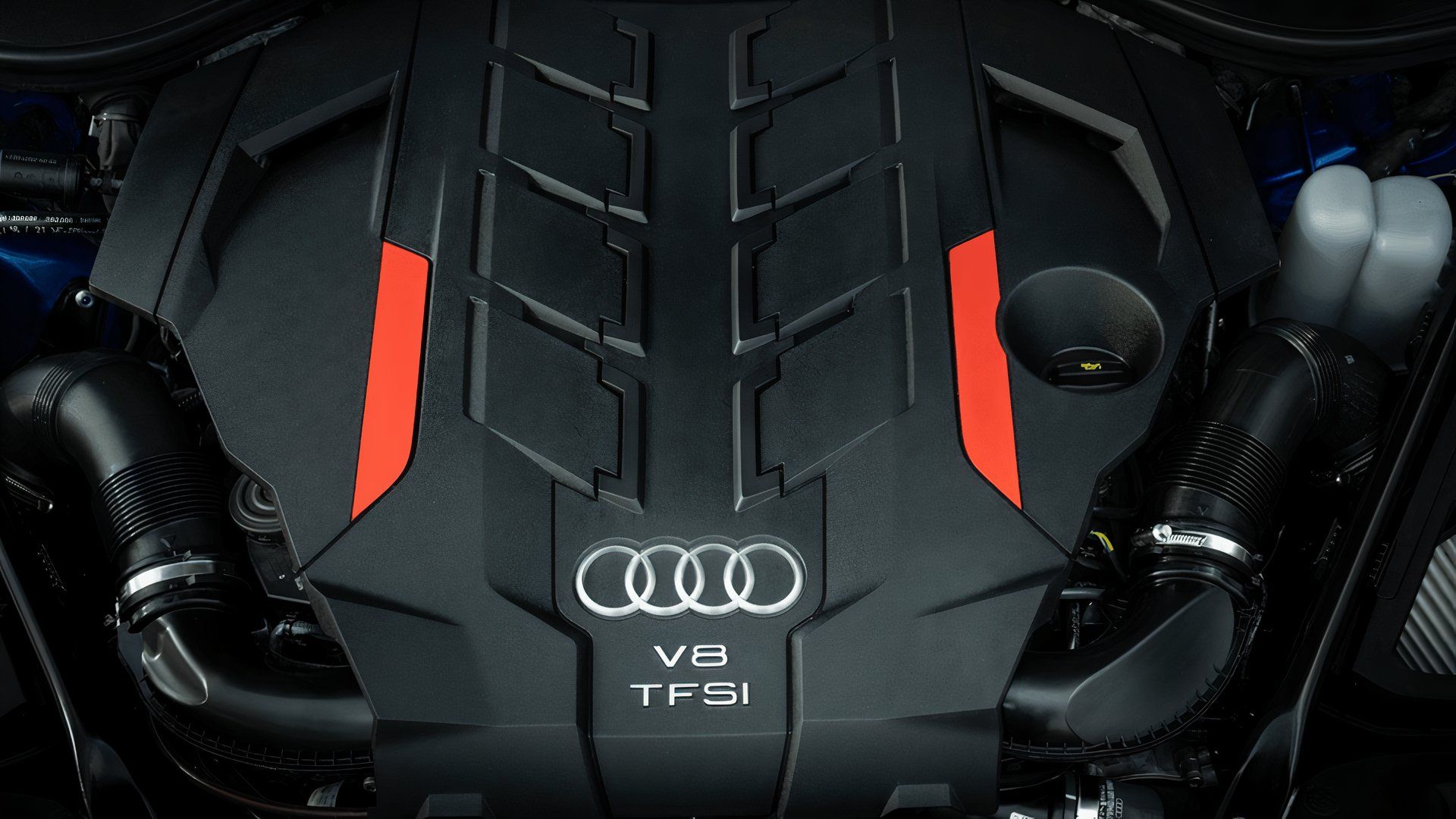 Motor V8 do Audi S8 2024