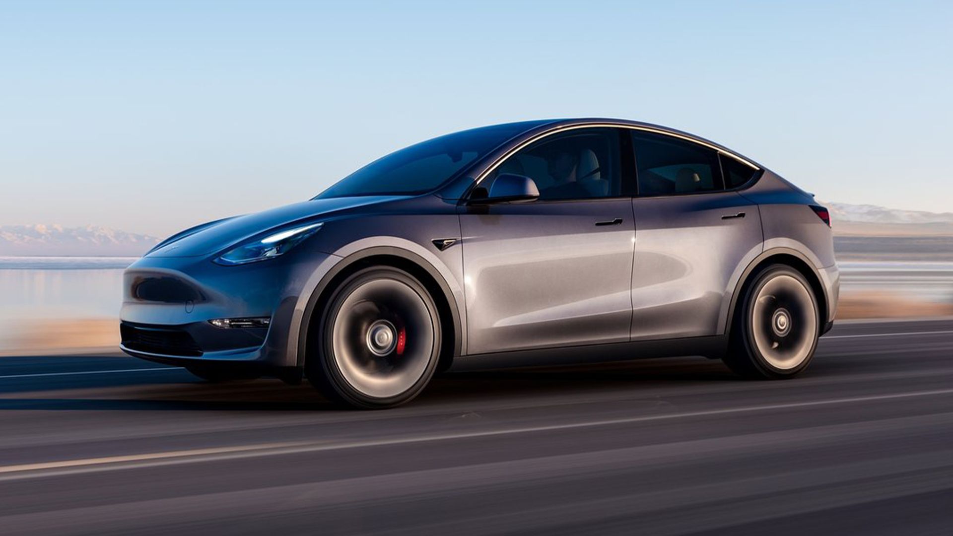 Condução do Tesla Model Y