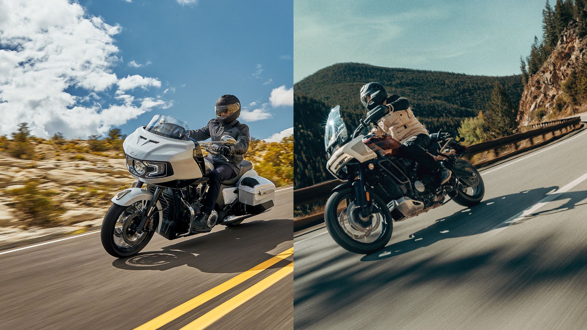 A motocicleta indiana mais potente e a Harley-Davidson mais potente comparadas