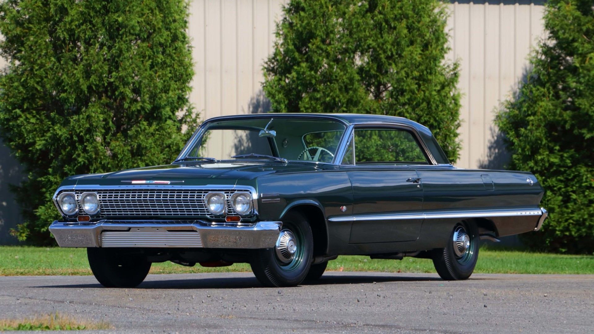 Chevrolet Impala Z11 1963, vista frontal do terceiro quarto