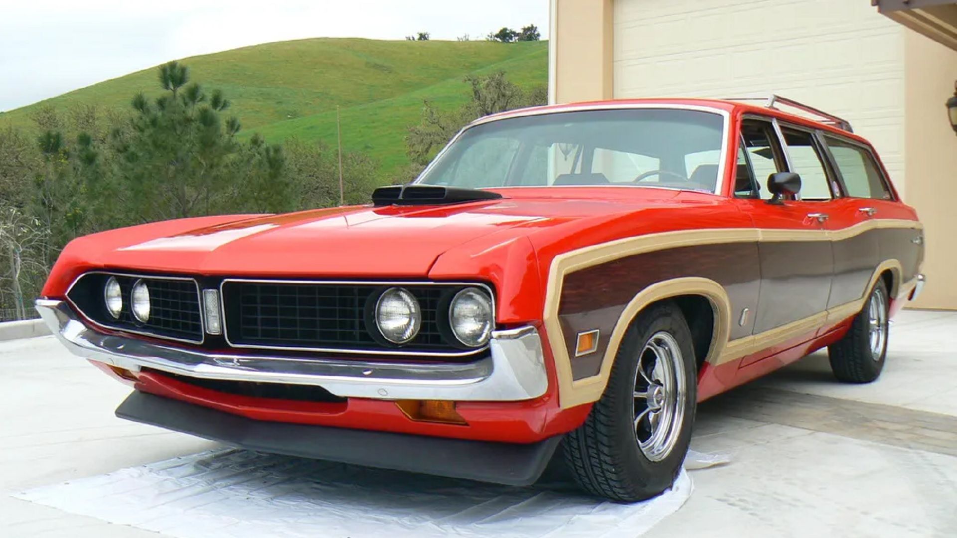 Ford Torino Squire vermelho 1971