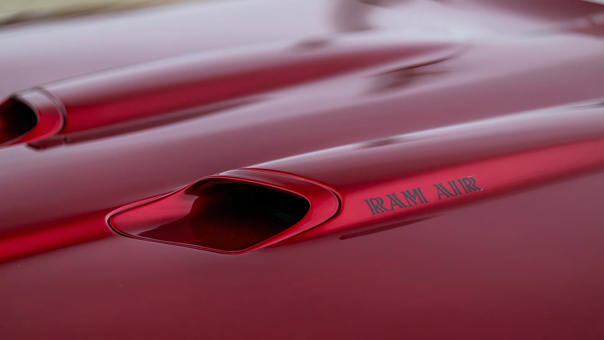 Entradas de ar no capô do Pontiac GTO Ram Air.