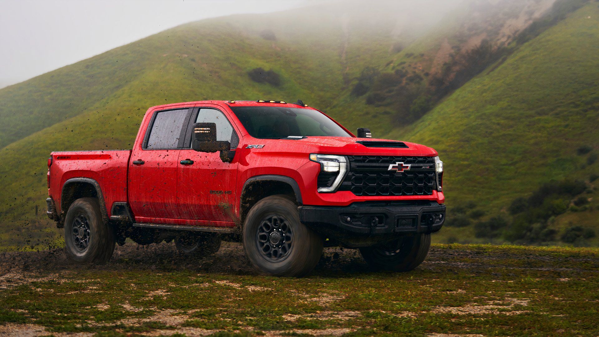 Chevy Silverado 2500 Frente Três Quartos