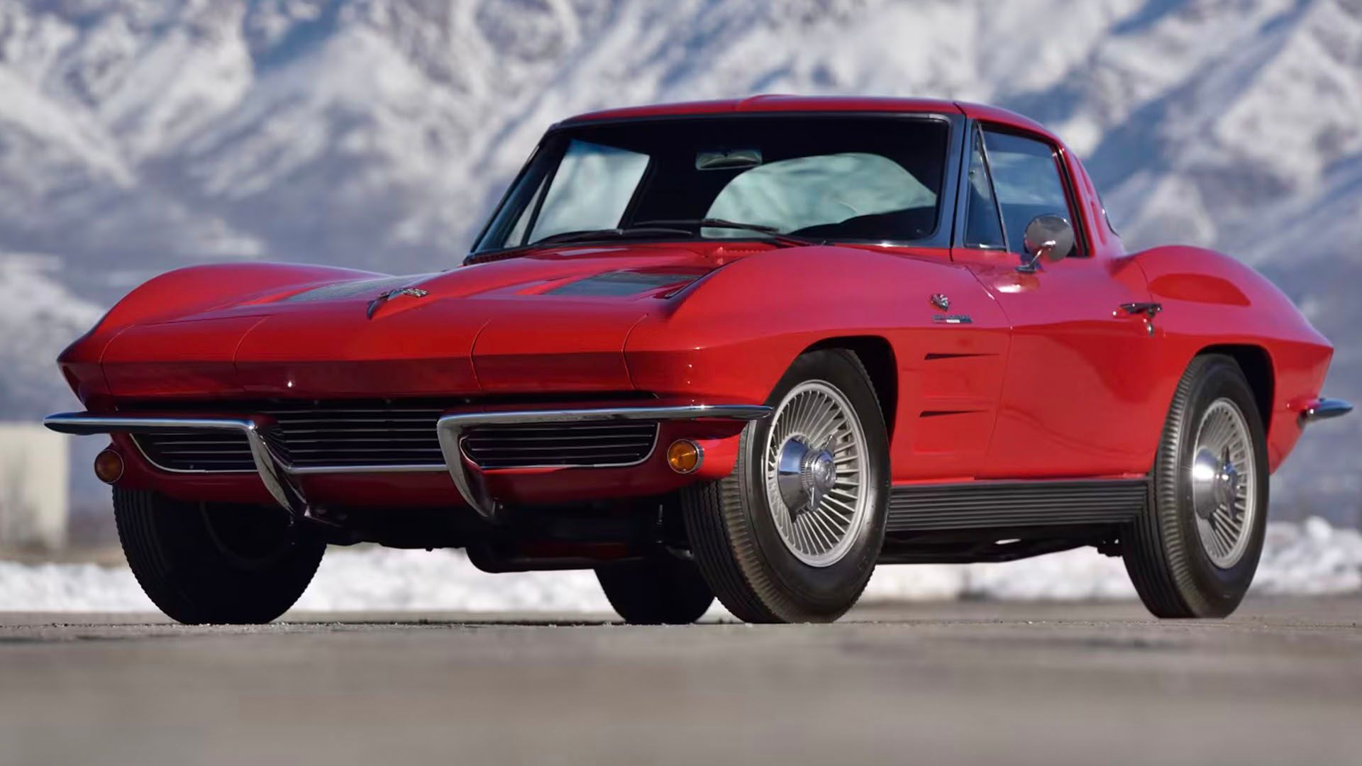 1963 Chevrolet C2 Corvette Z06 Tanque Grande Janela Dividida