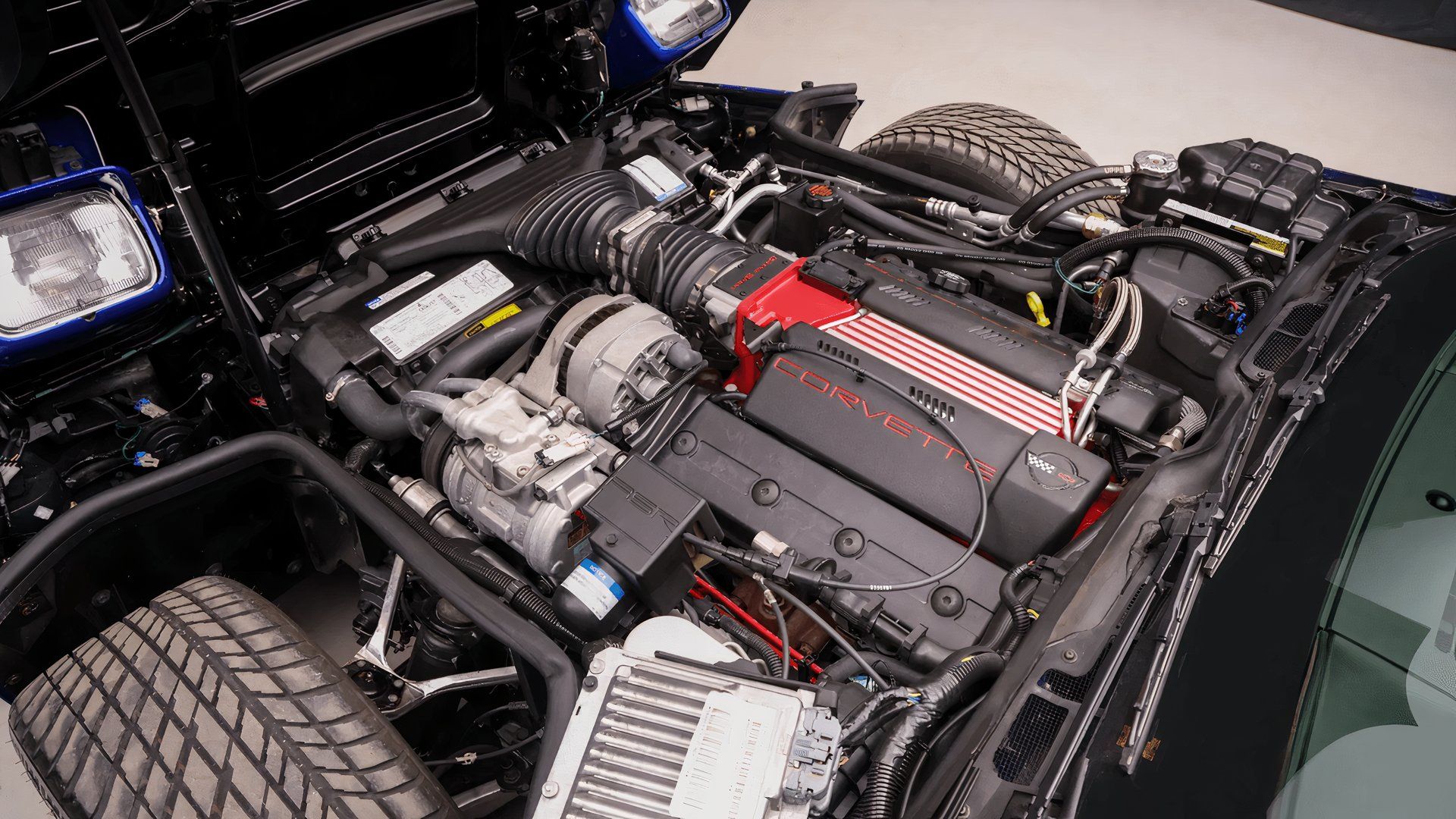 Motor do Chevrolet Corvette Grand Sport conversível 1996