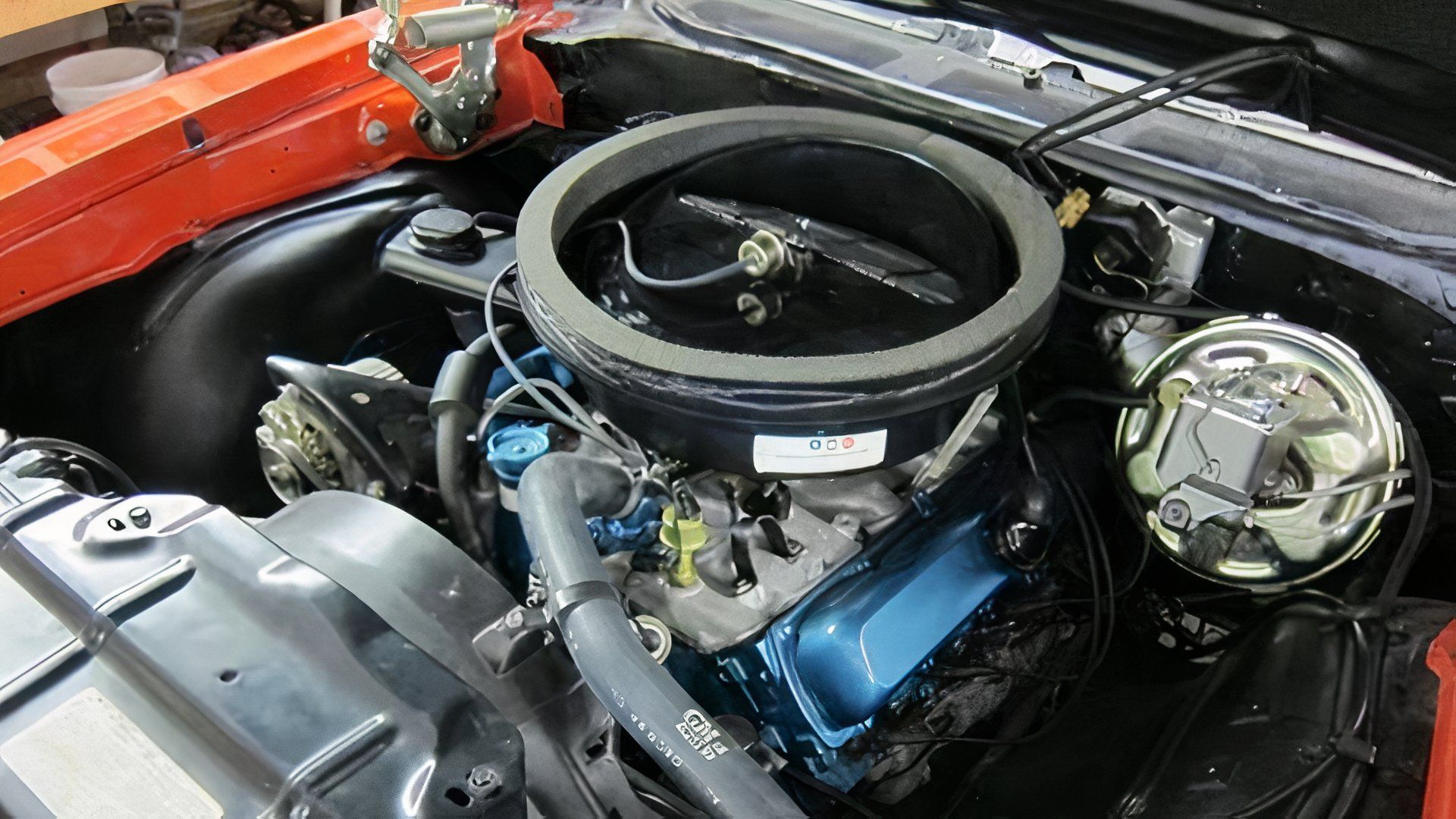 Motor lateral Olds 4-4-2 455 V8 1972