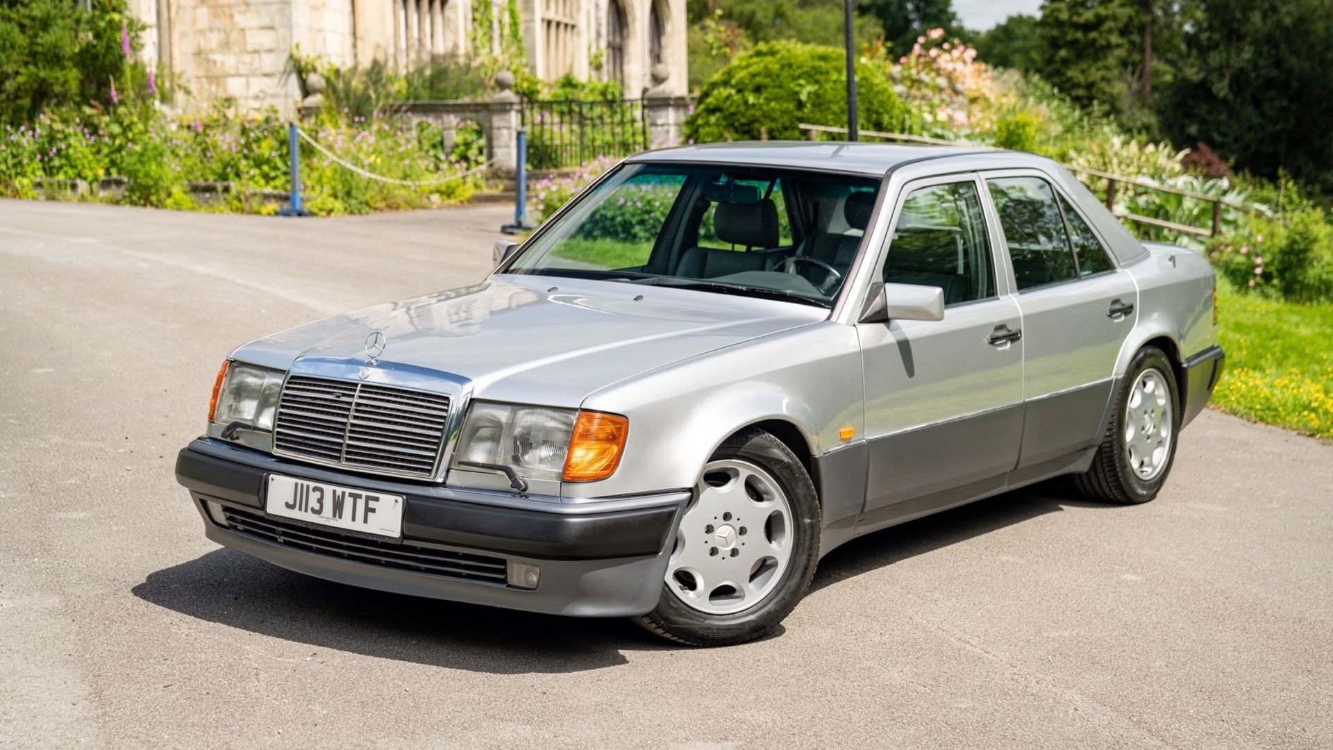 Frente prata Mercedes 500E 1991