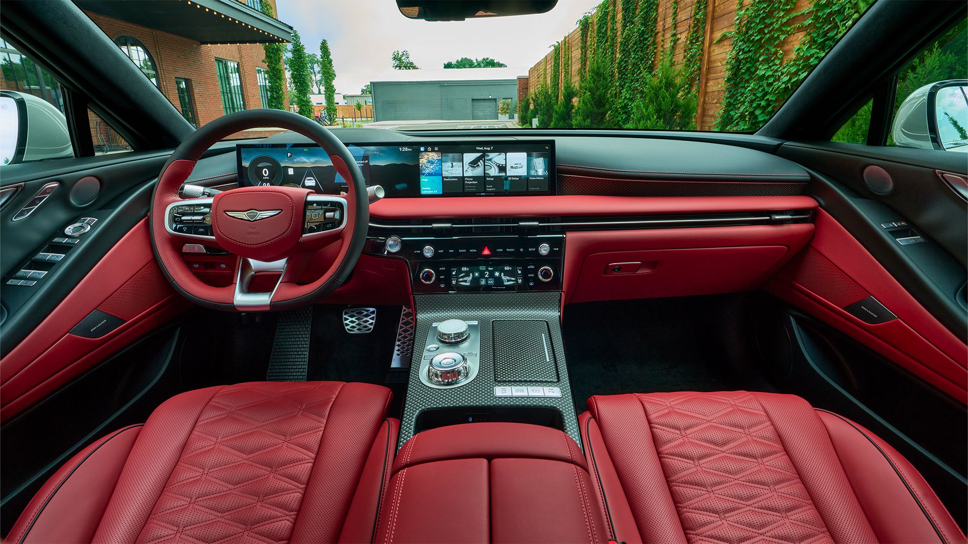 2025 Genesis G80 sedan interior branco 2