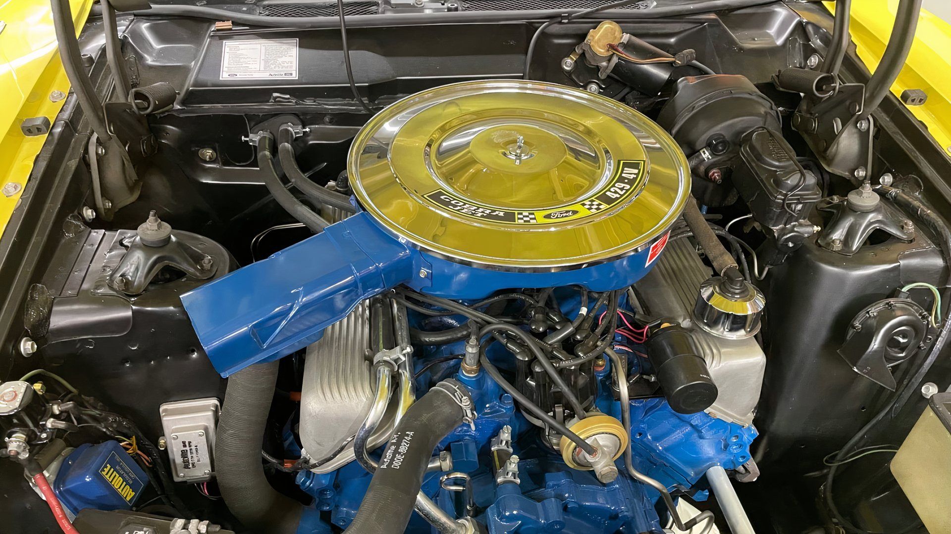 Compartimento do motor Torino Cobra 1970