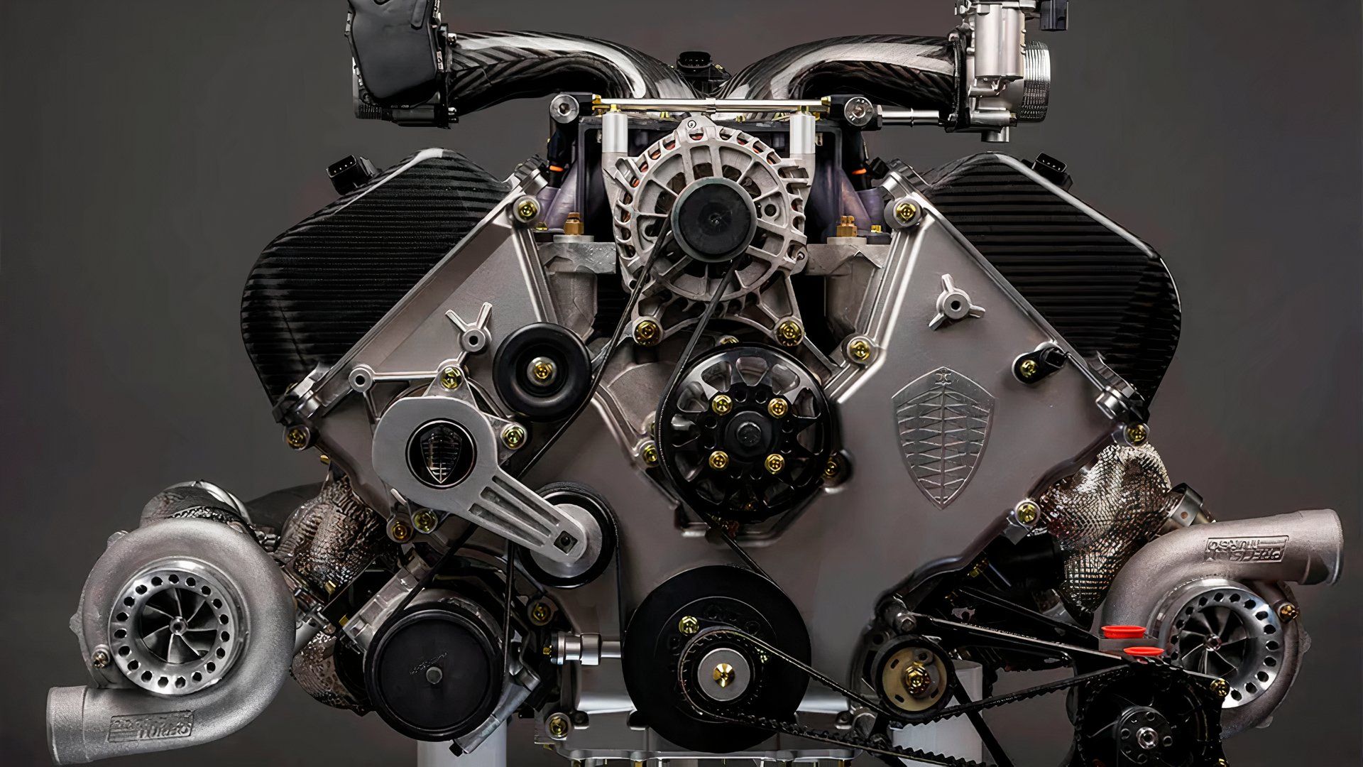 Motor Koenigsegg Jesko V8 de 5 litros