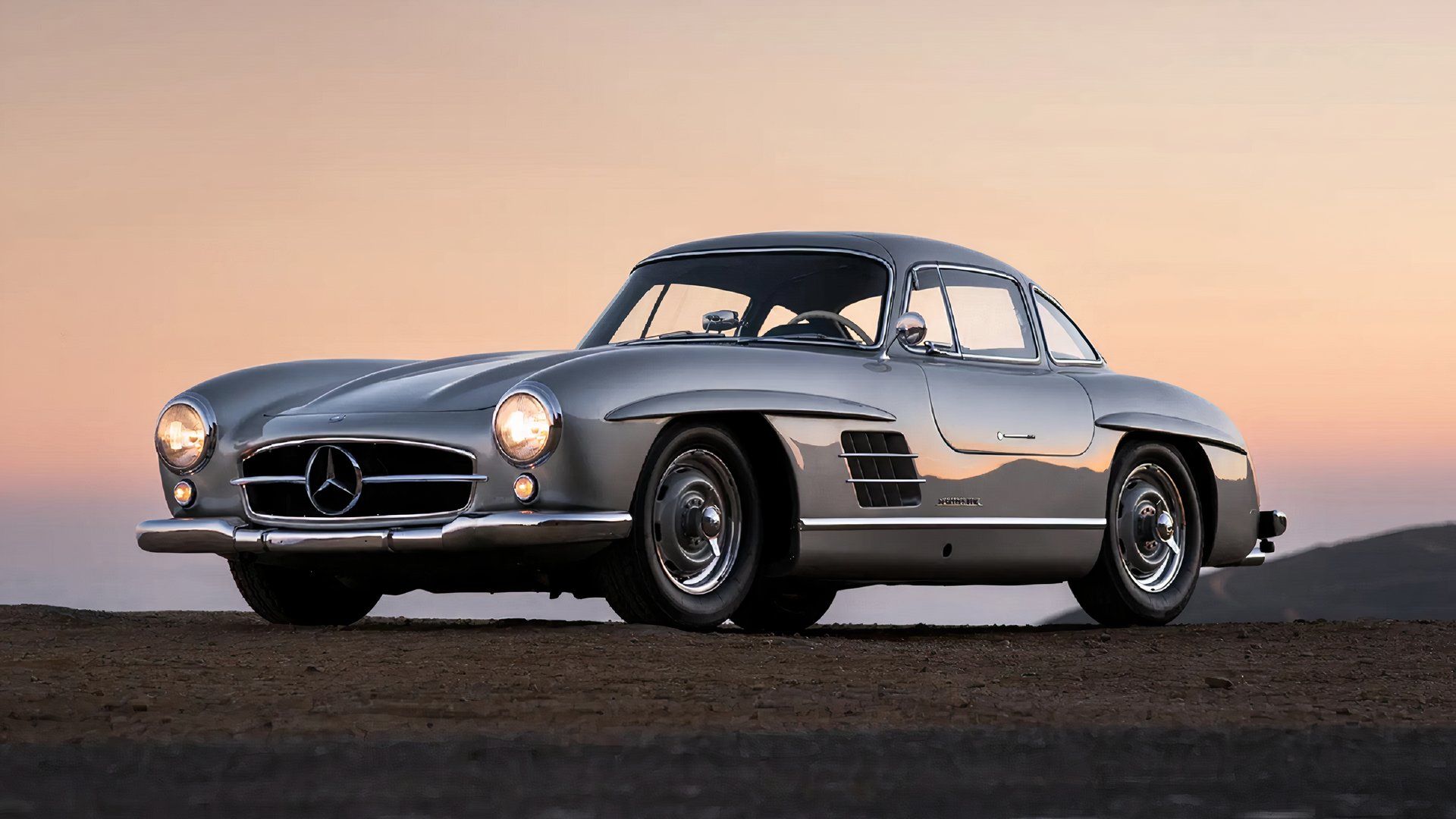 Mercedes 300 SL Liga Prata