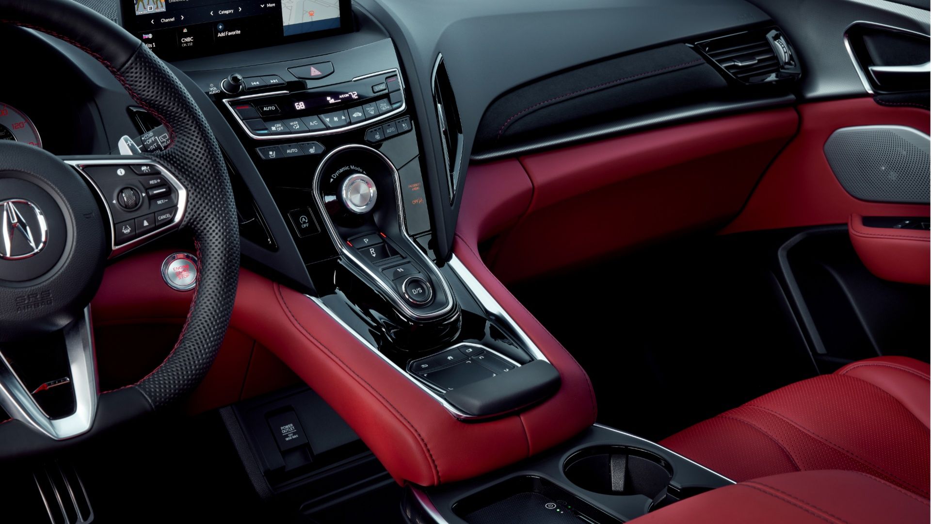 Interior renovado do Acura RDX 2025