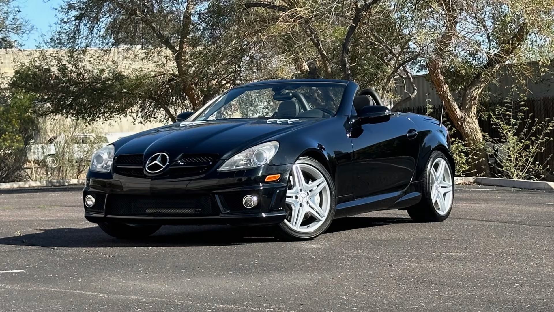 Mercedes SLK 55 2009 preto