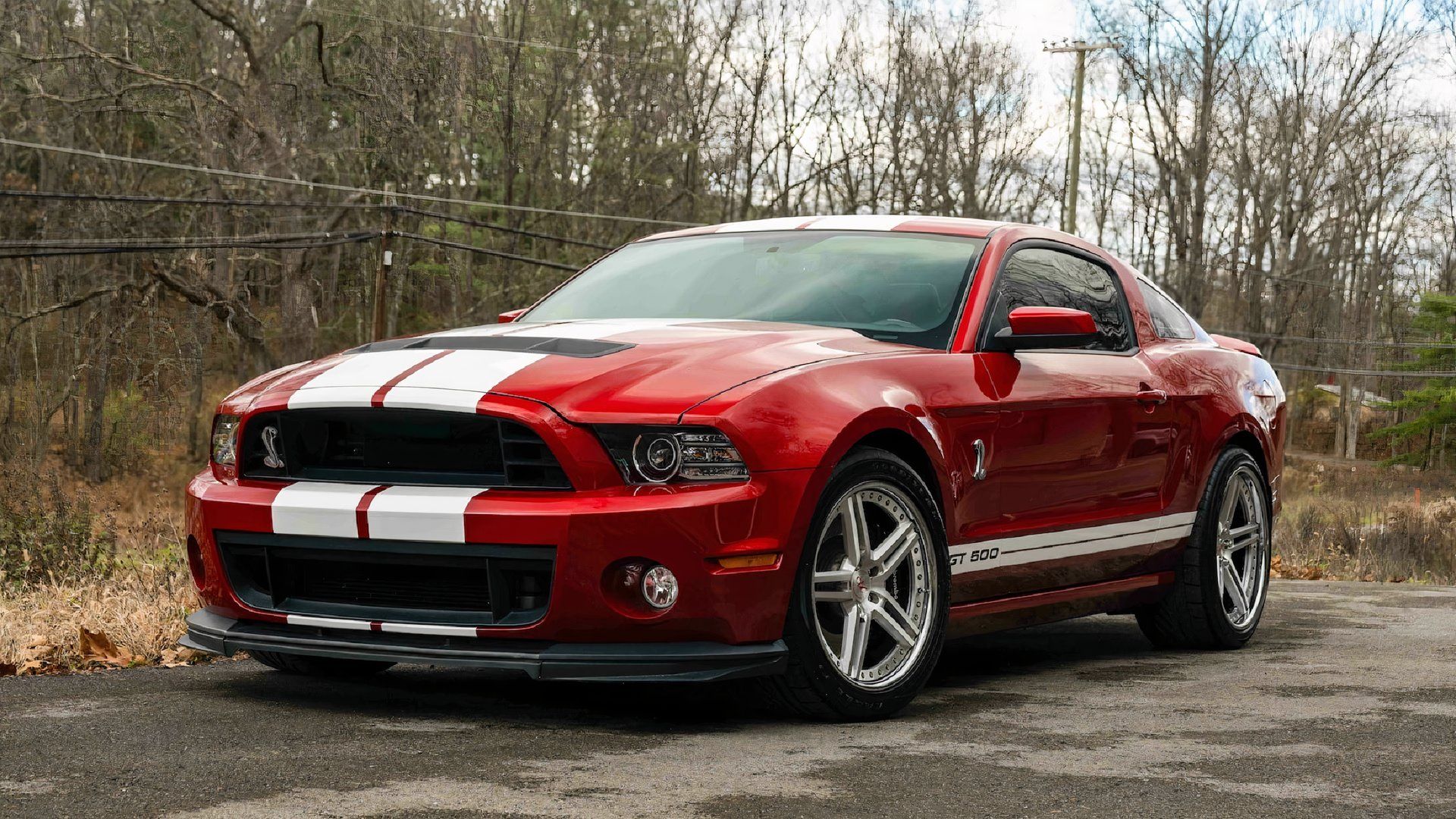 Red 2013 Shelby GT500