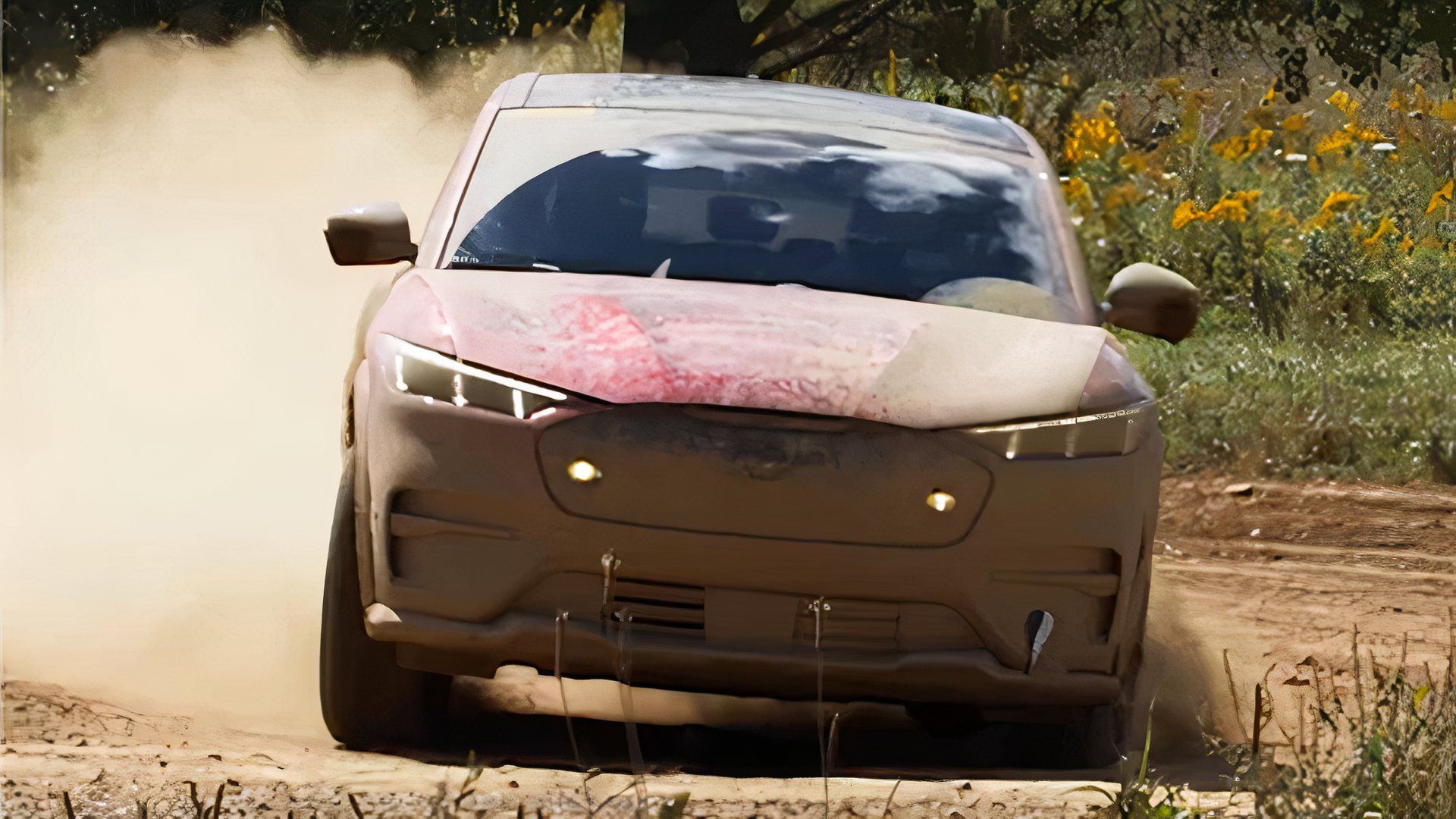 OEM Footage Mustang Mach-E Rally Test ride (Vertical video)