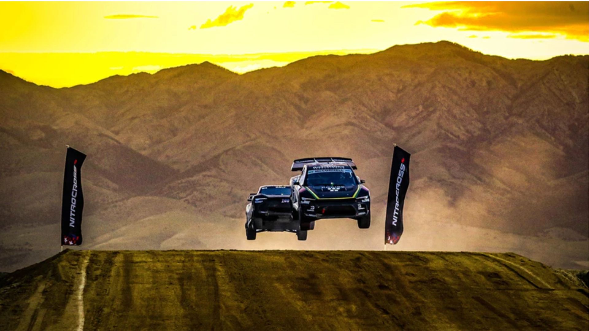 Salto de carro de Rally Nitrocross