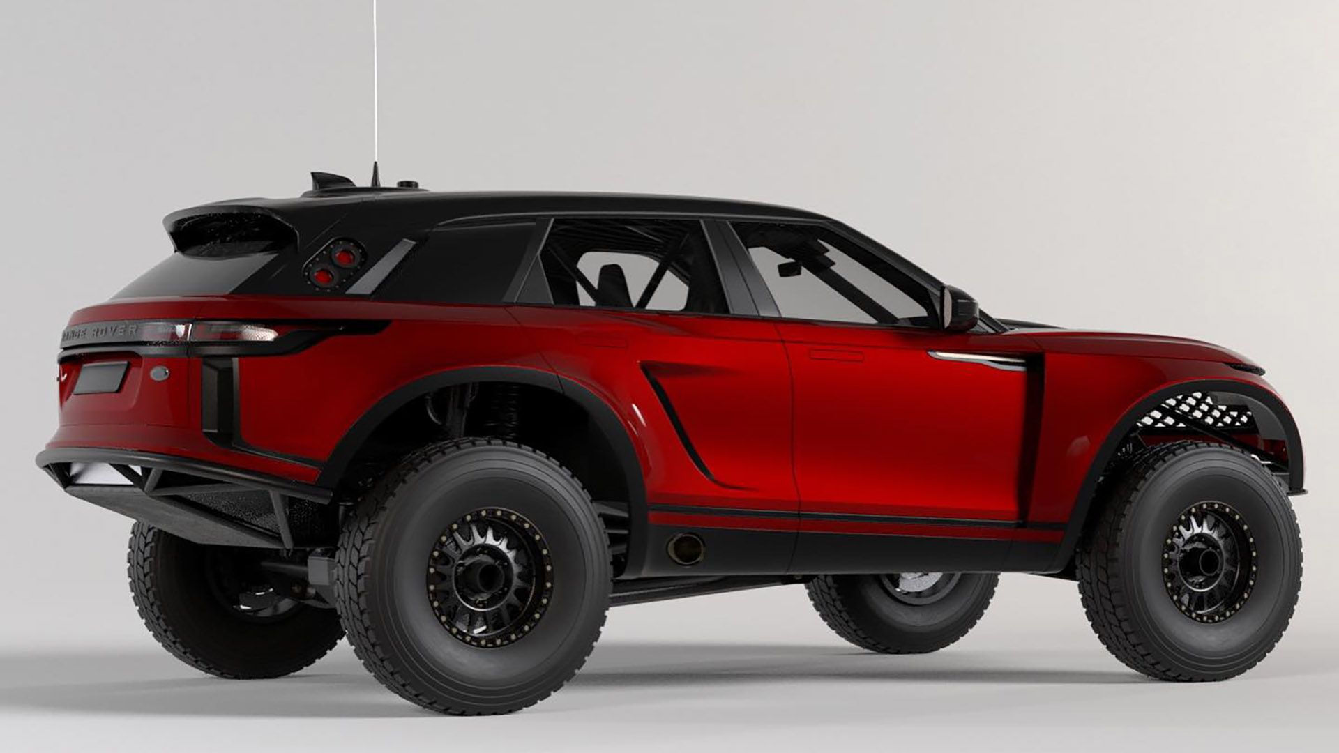 Range Rover Velar Trophy Truck Unveiled with Twin-Turbo Lamborghini
