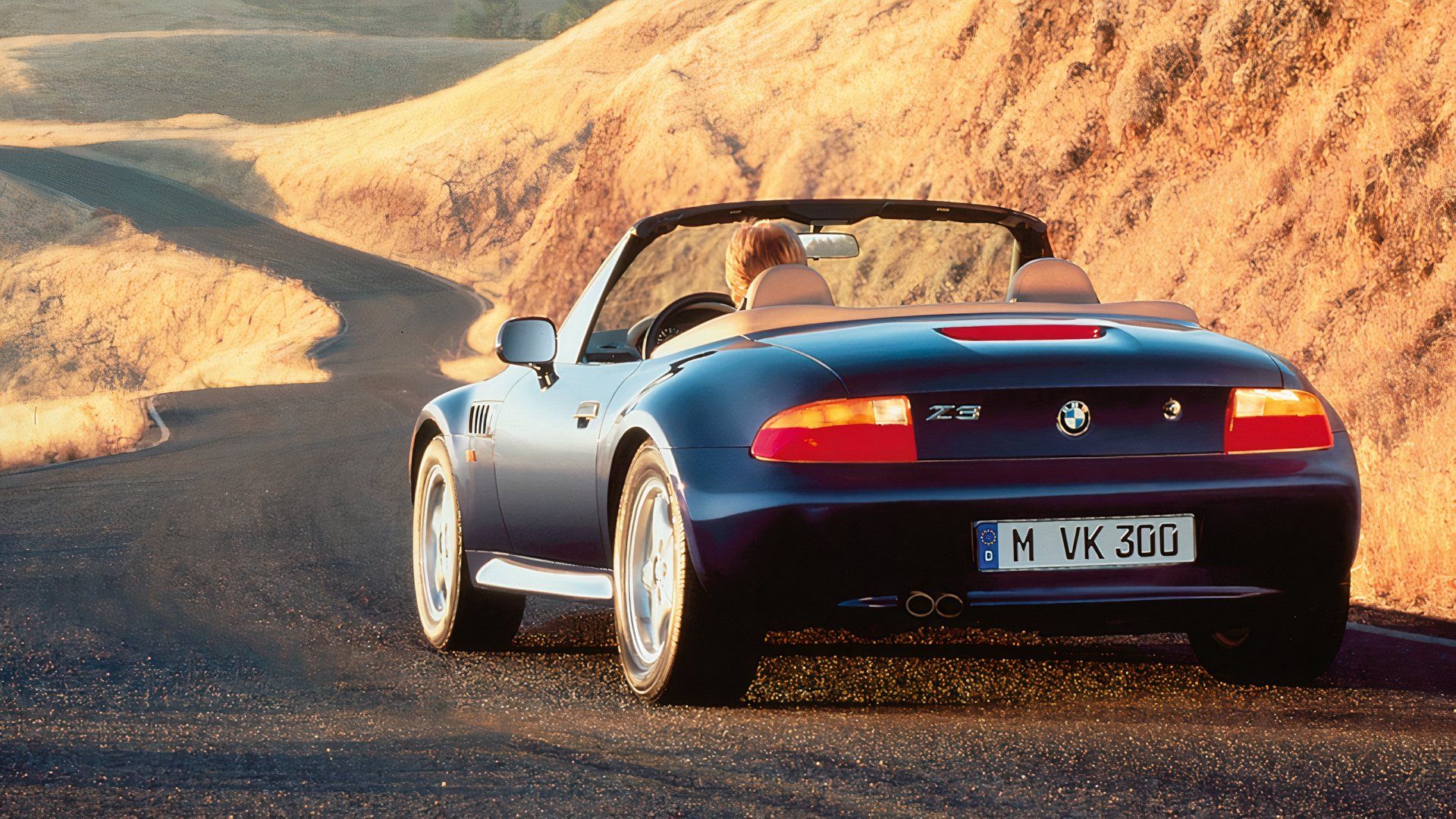 BMW Z3 1996, vista traseira