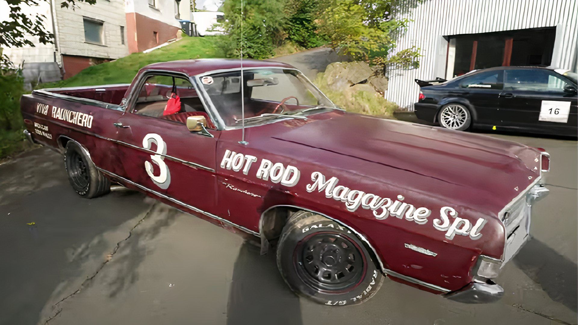 Ford Ranchero at Nurburgring parked