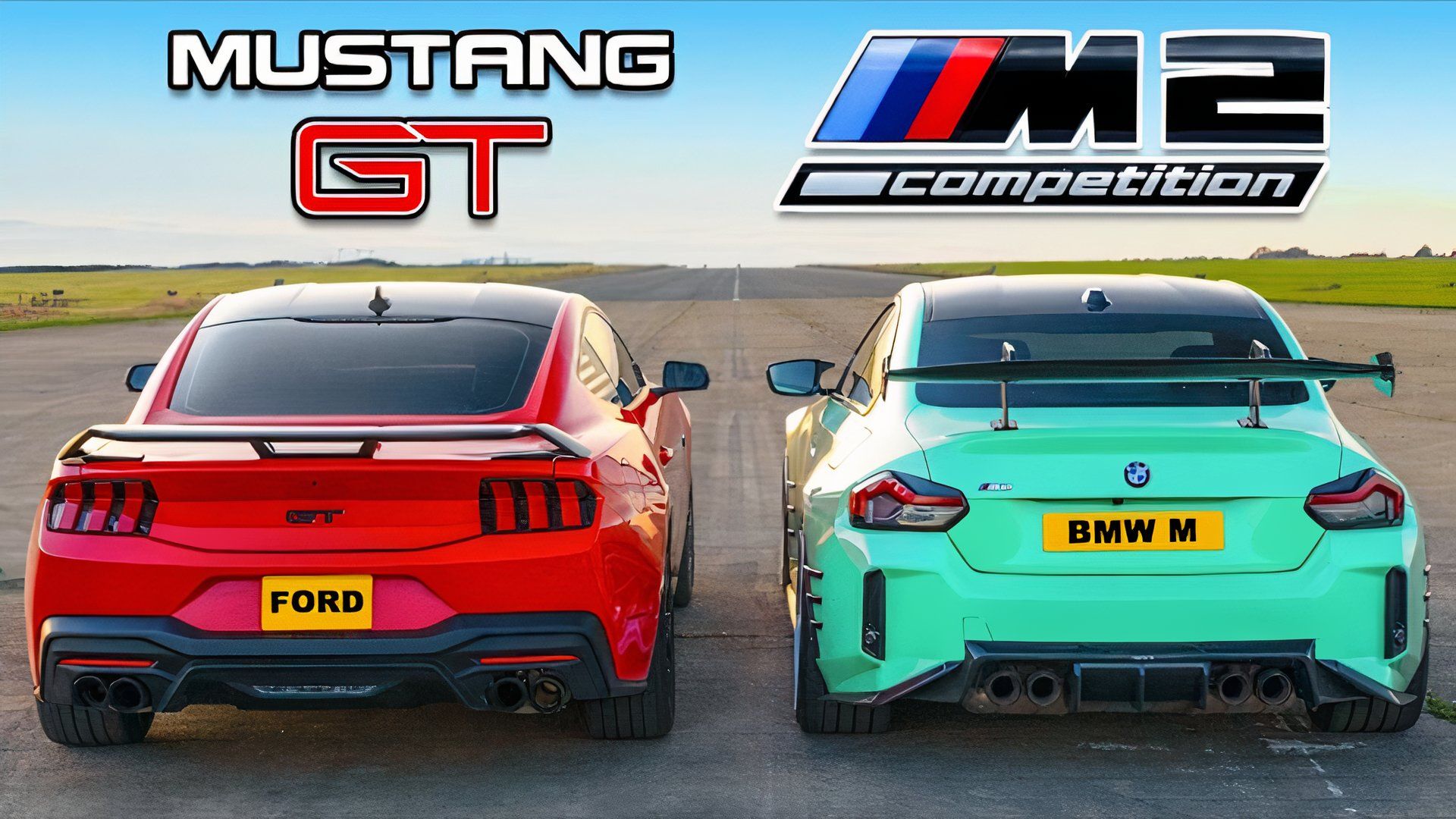 Watch What Happens When A BMW M2 Meets A New Mustang GT In A Drag Race