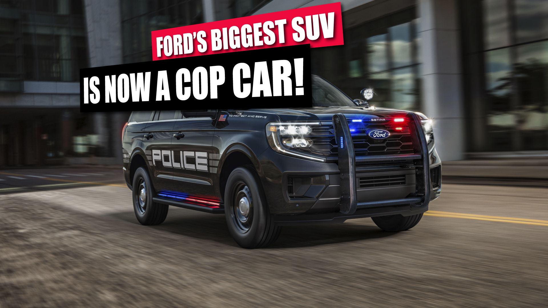 Ford Adds Expedition SUV To SSV Police Lineup