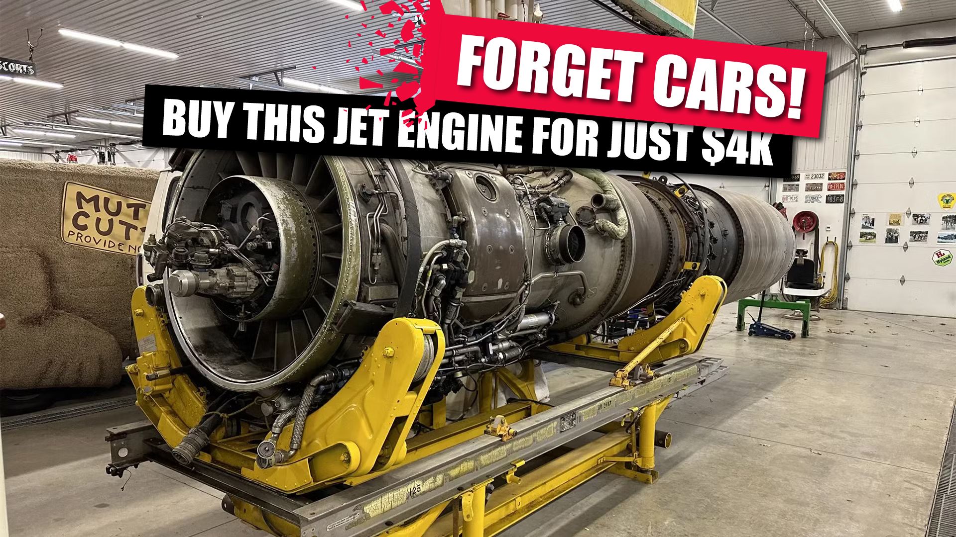Buy This 5,200-Pound Jet Engine For Just $4,000