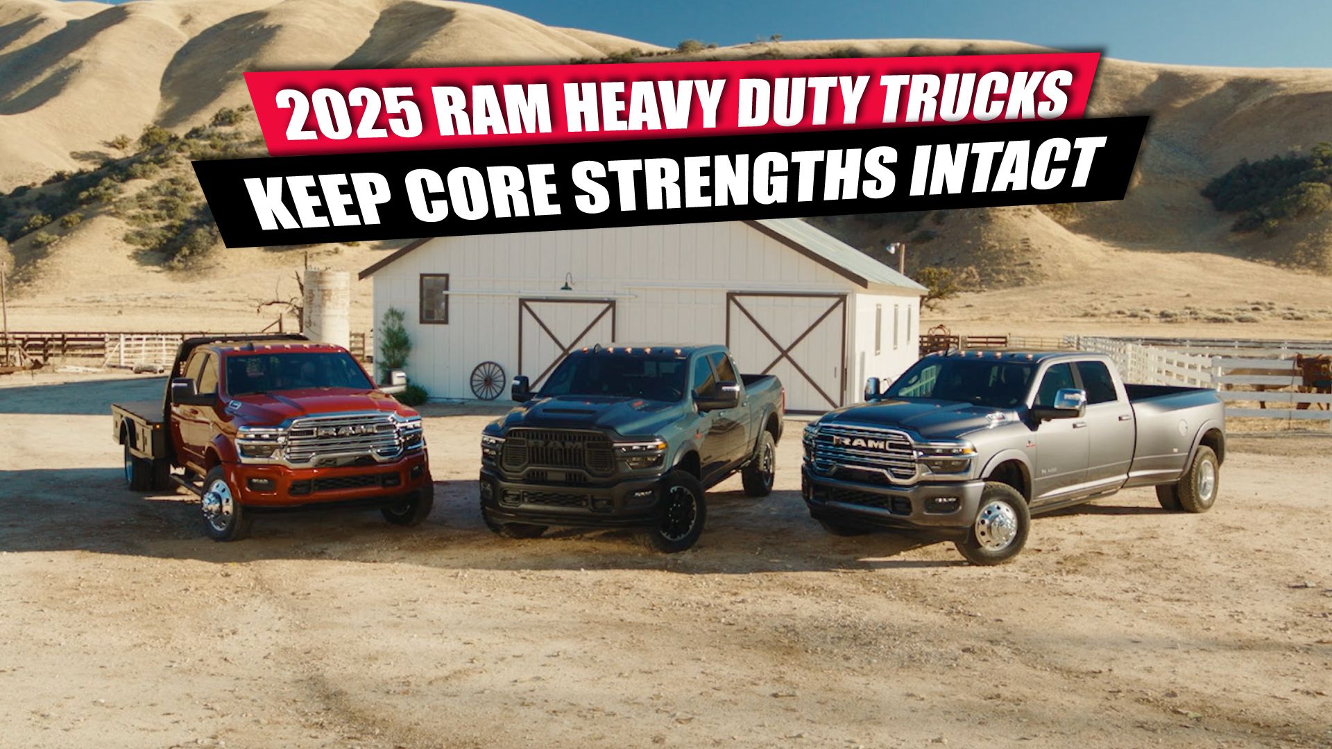 2025 Ram Heavy Duty Trucks Stay Grounded In Proven Power
