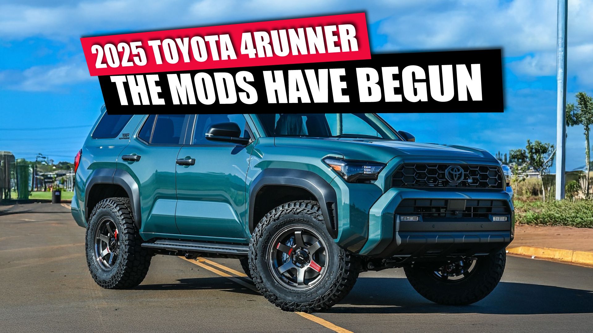 人們已經開始修改2025 Toyota 4Runner
