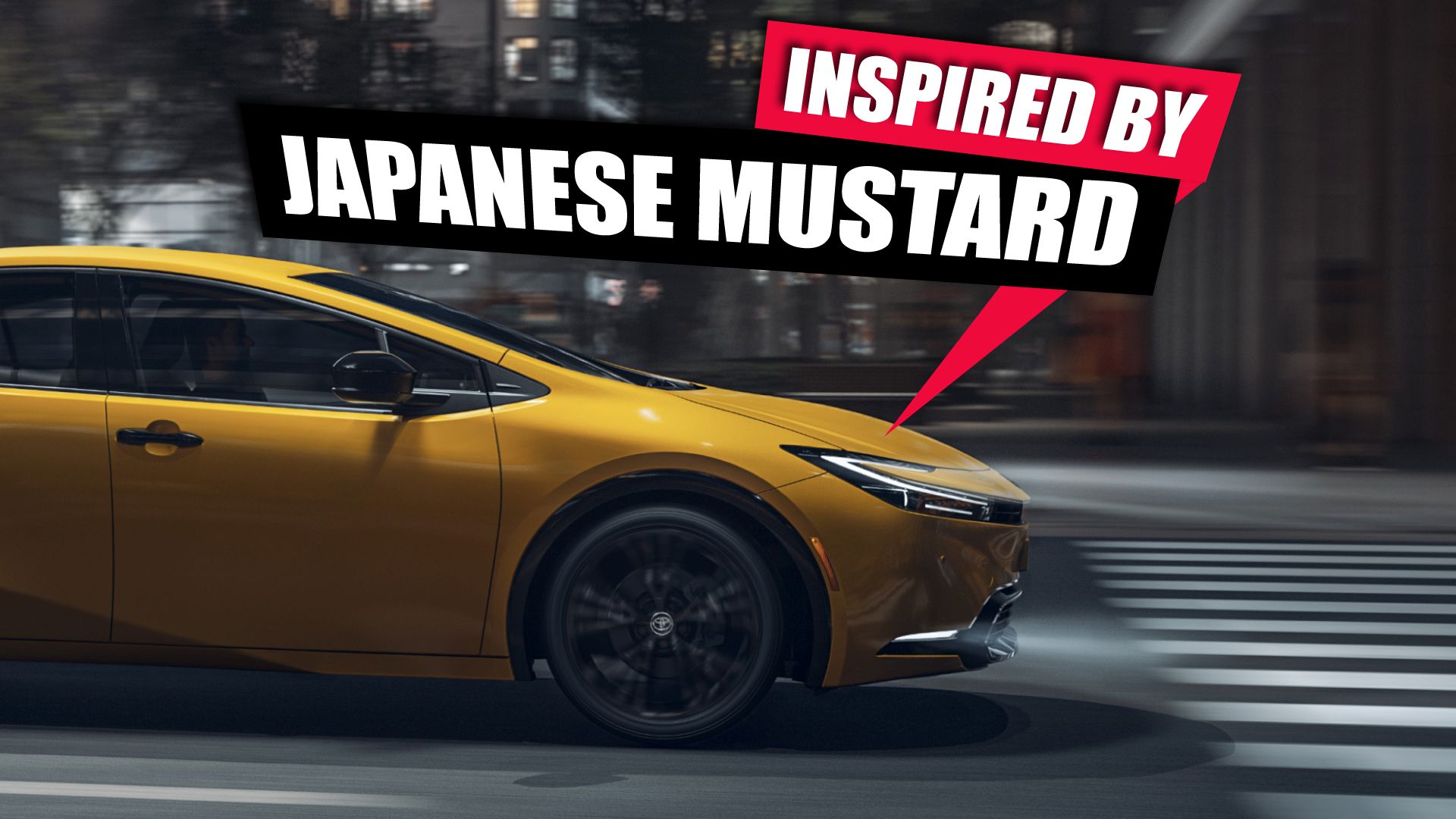 A cor exclusiva do Toyota Prius 2025 se inspira na mostarda japonesa