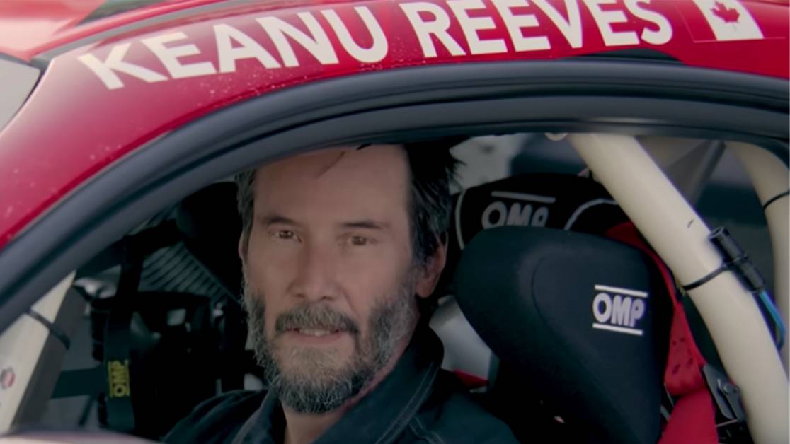 Toyota Releases Video Featuring Keanu Reeves Racing