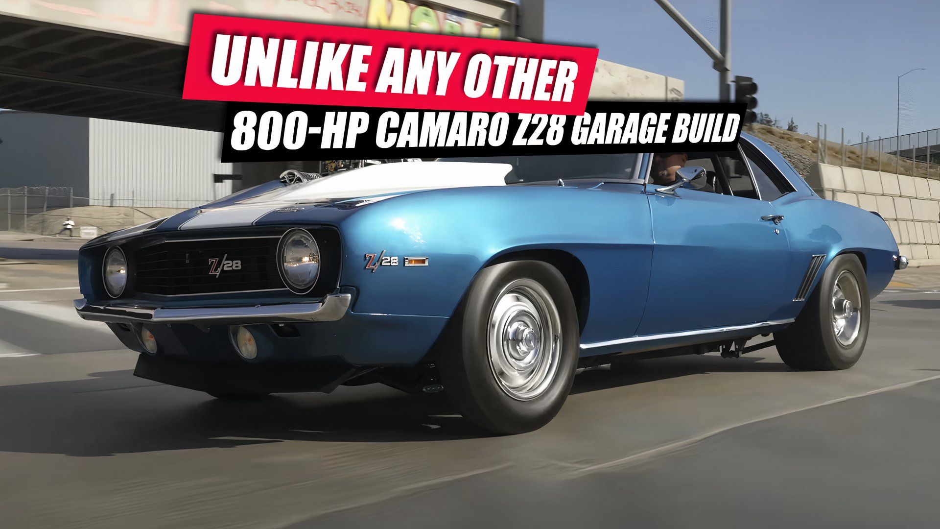 Camaro Z28 soprado de 800 cavalos de potência