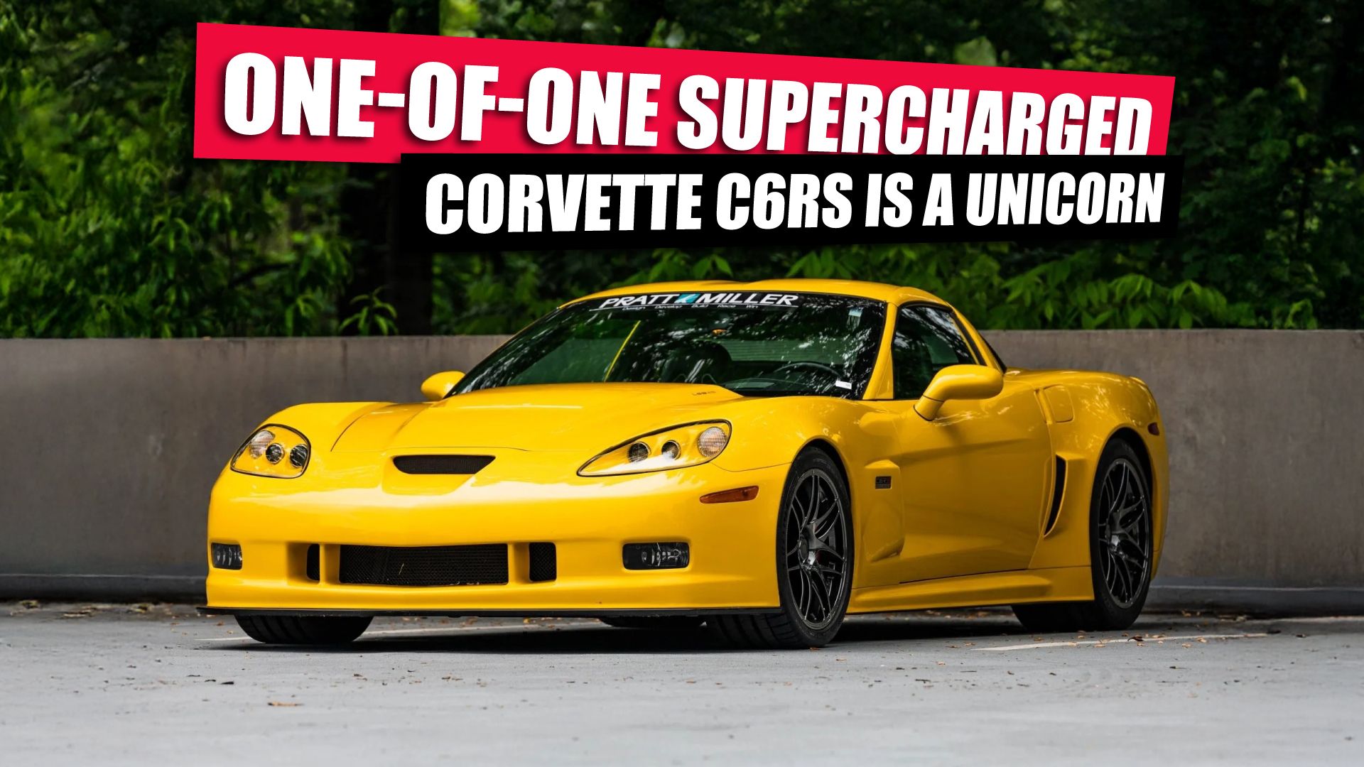 一個增壓Corvette C6RS是獨角獸
