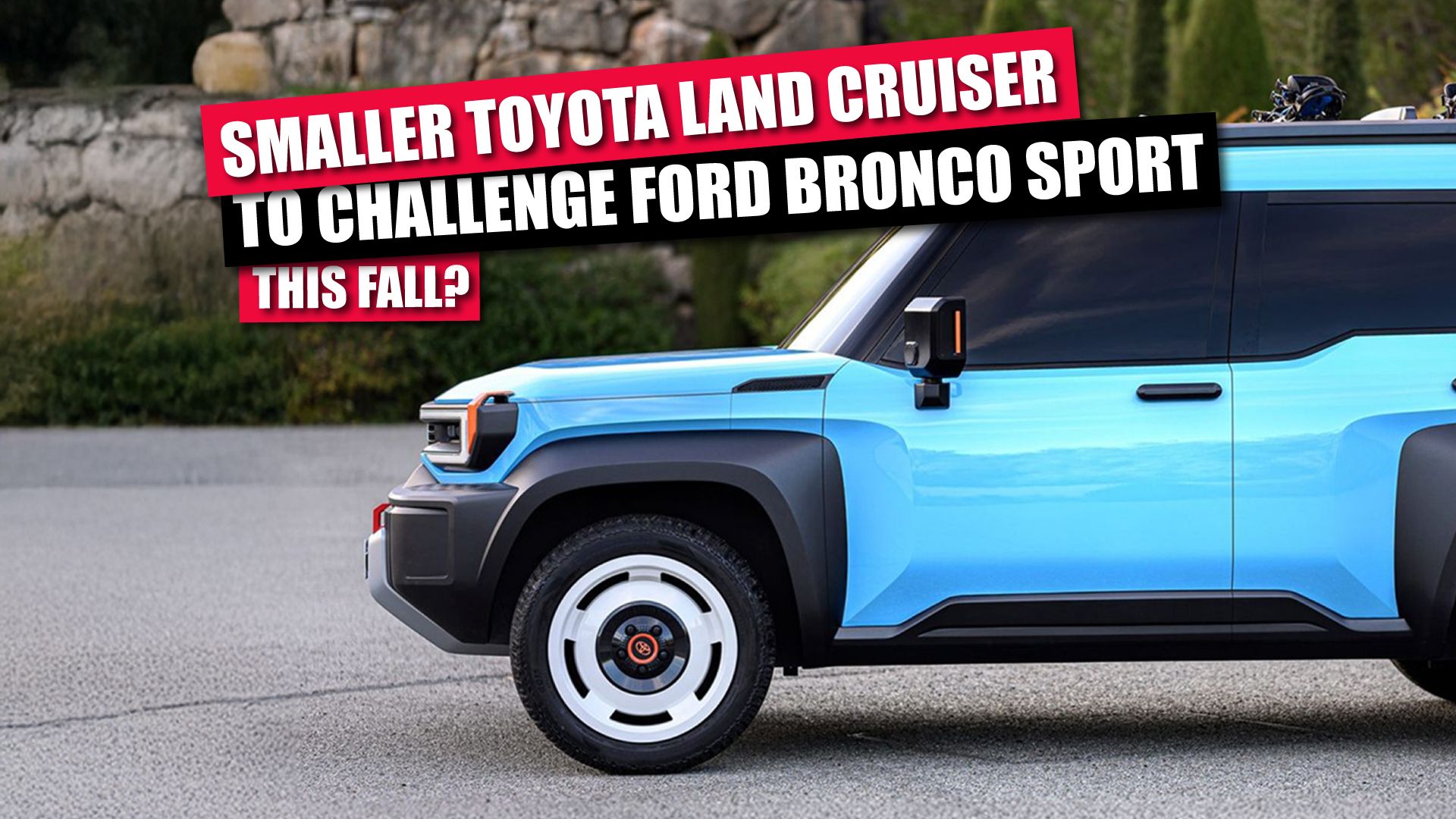 較小的豐田Land Cruiser今年可以挑戰福特Bronco Sport