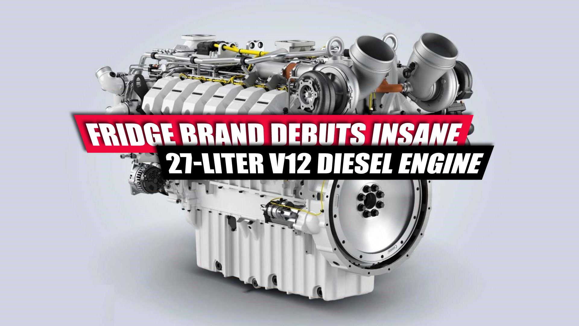 There's A New V12 Diesel Engine With Insane Displacement