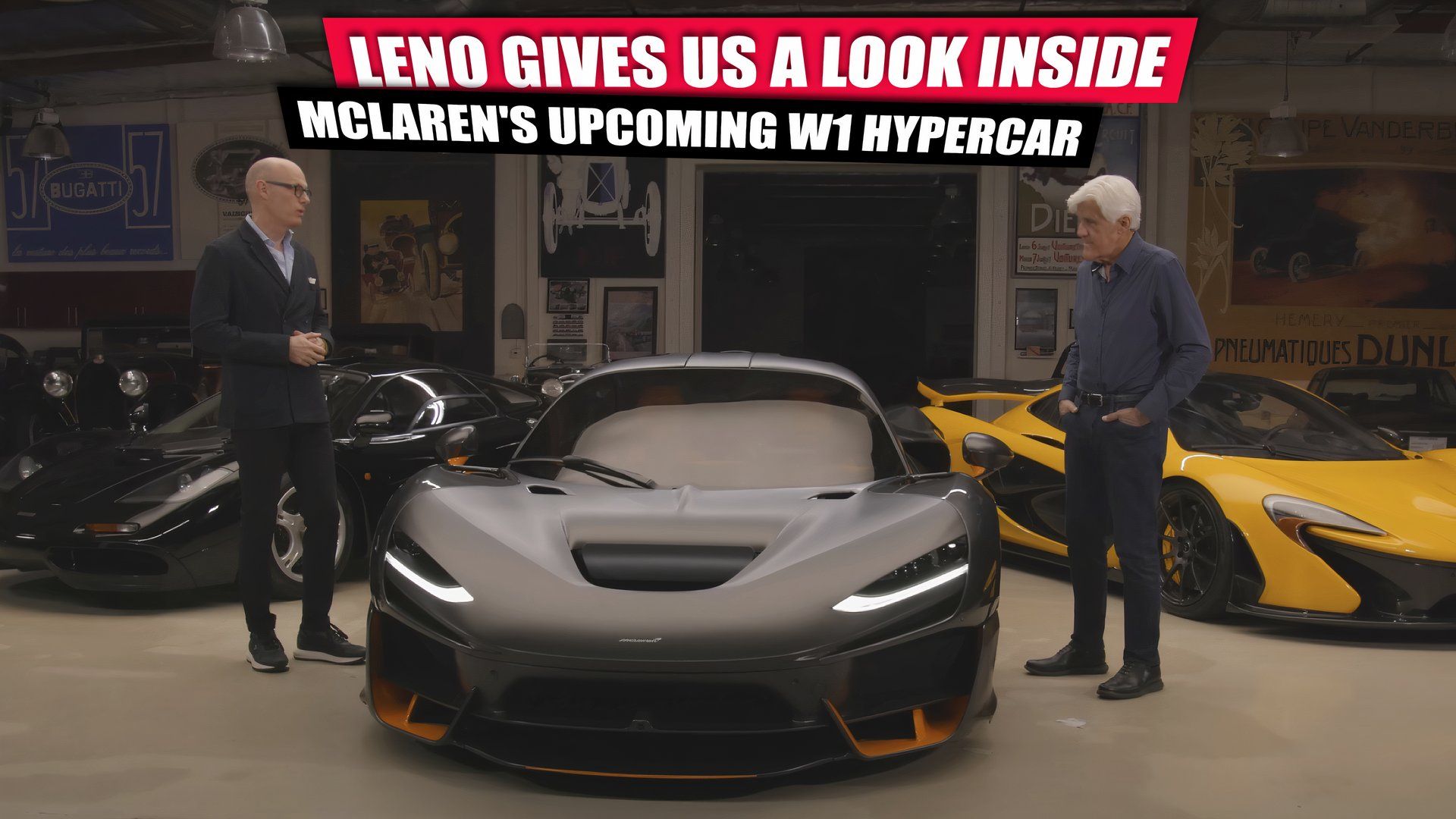 傑伊·萊諾（Jay Leno）讓我們看邁凱輪即將到來的W1 Hypercar