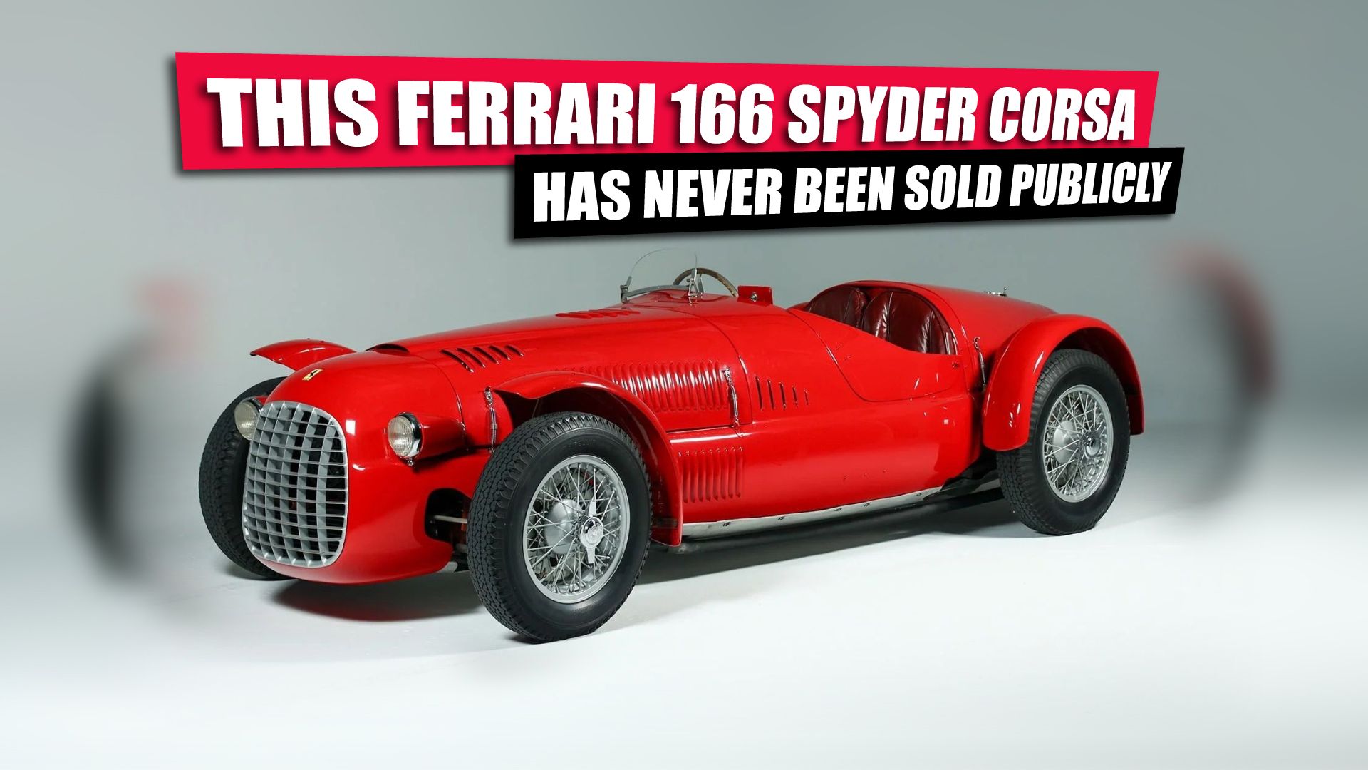 This is the oldest ferrari racing car you can actually own