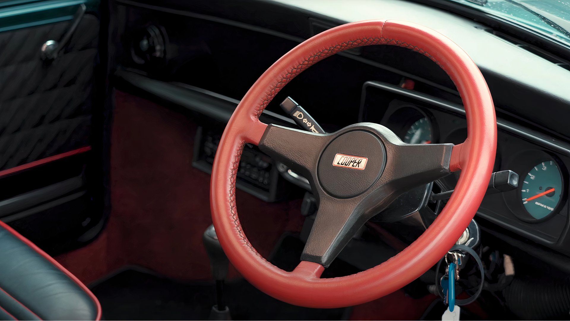 1989 mini cooper interior steering wheel