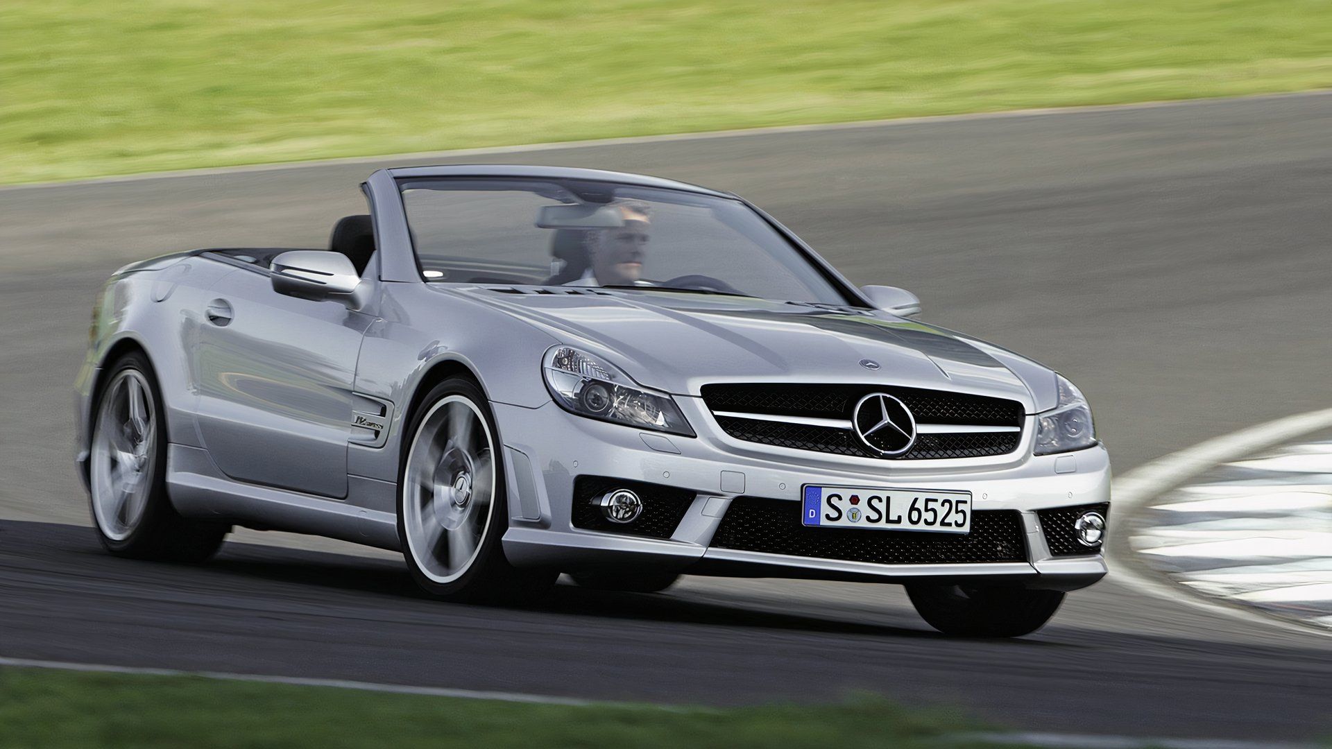 2009 mercedes benz sl65 amg front quarter