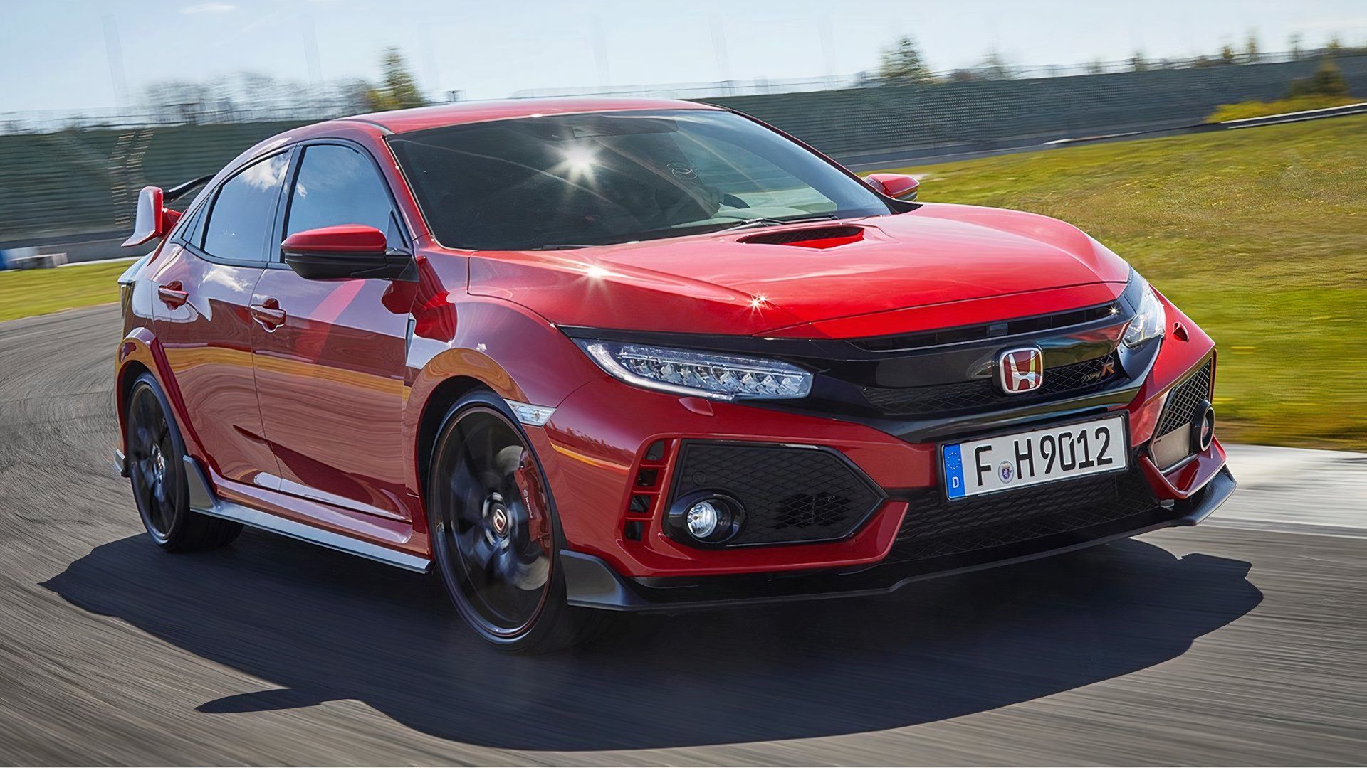 2015 honda civic type r cornering