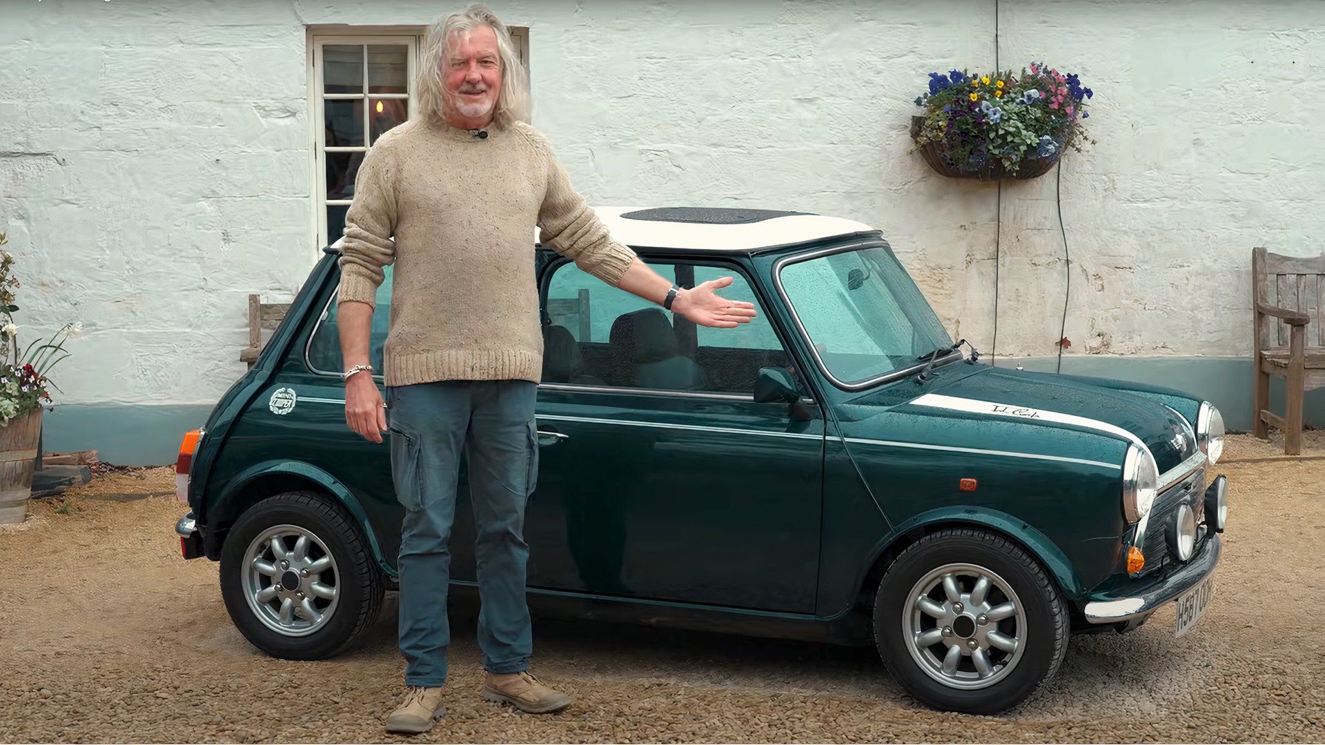 james may and 1989 mini cooper parked front quarter-1