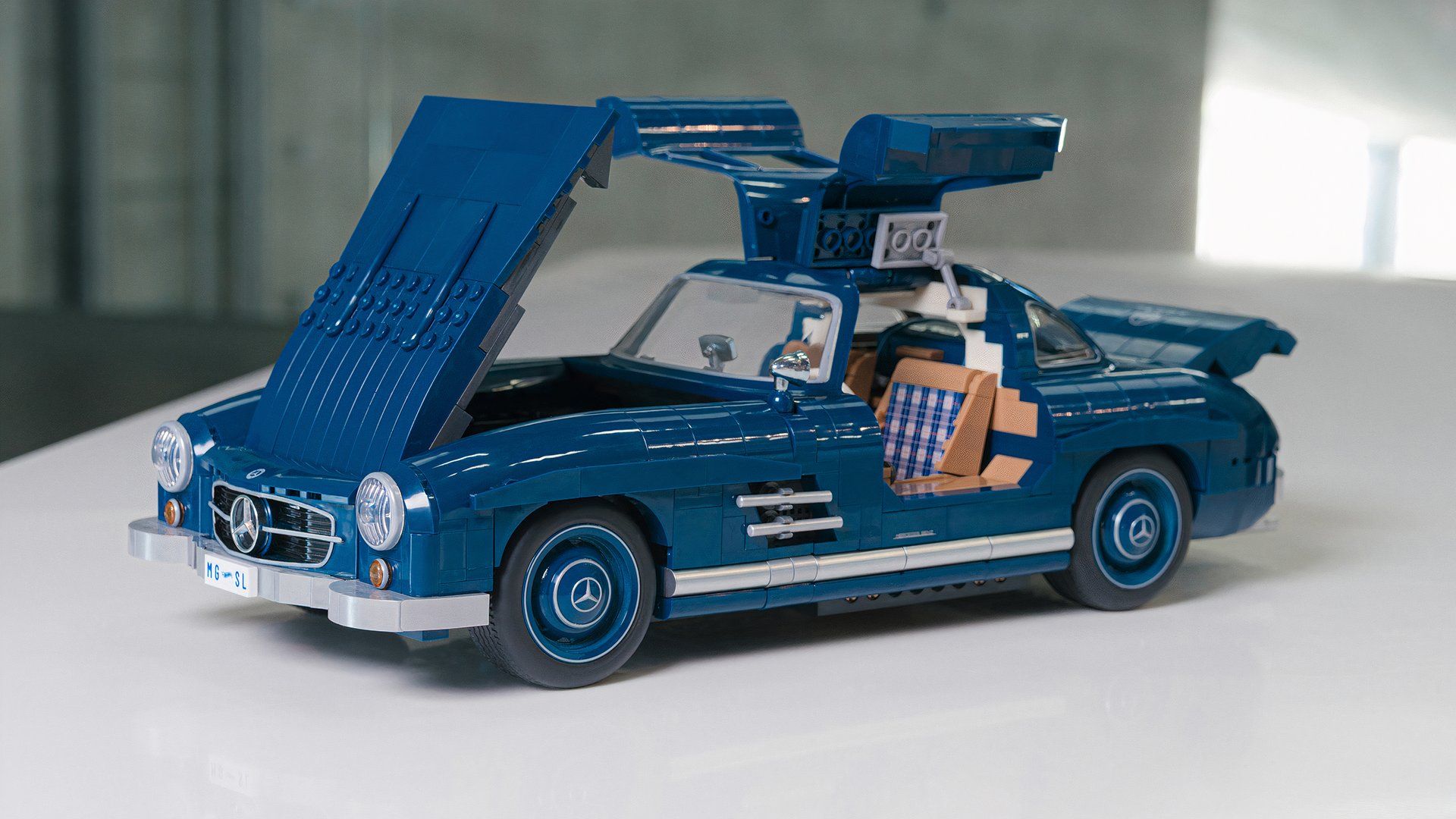 Build A Mercedes 300SL Gullwing With Mattel Brick Shop Hot