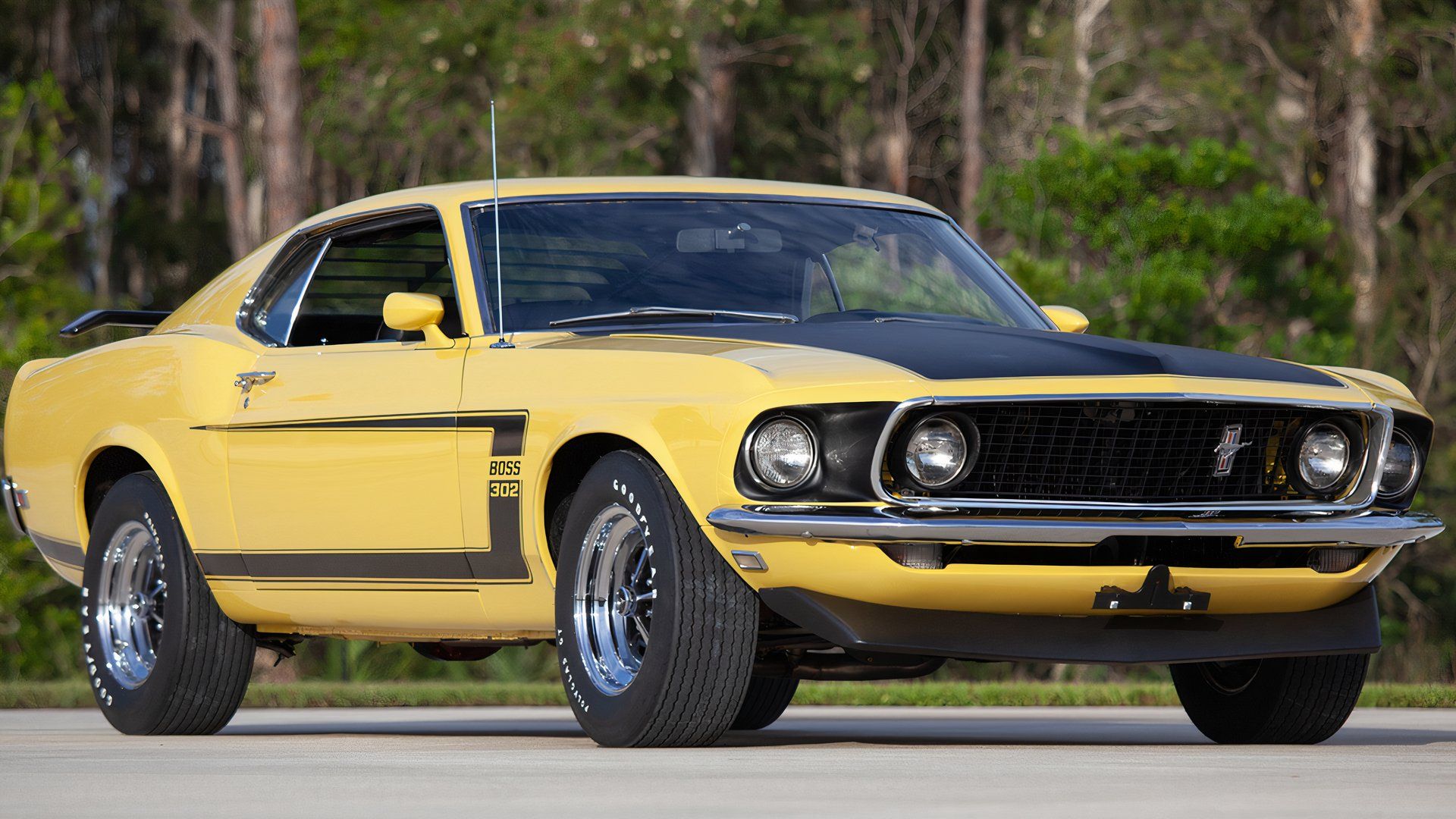 1969 Ford Mustang Boss 302 Front 3/4